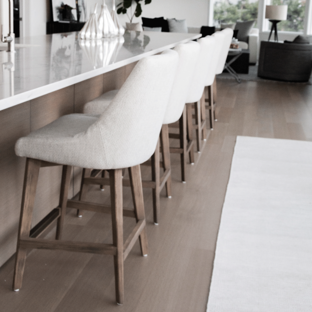 Nicole Counter Stool - Sand + Ash