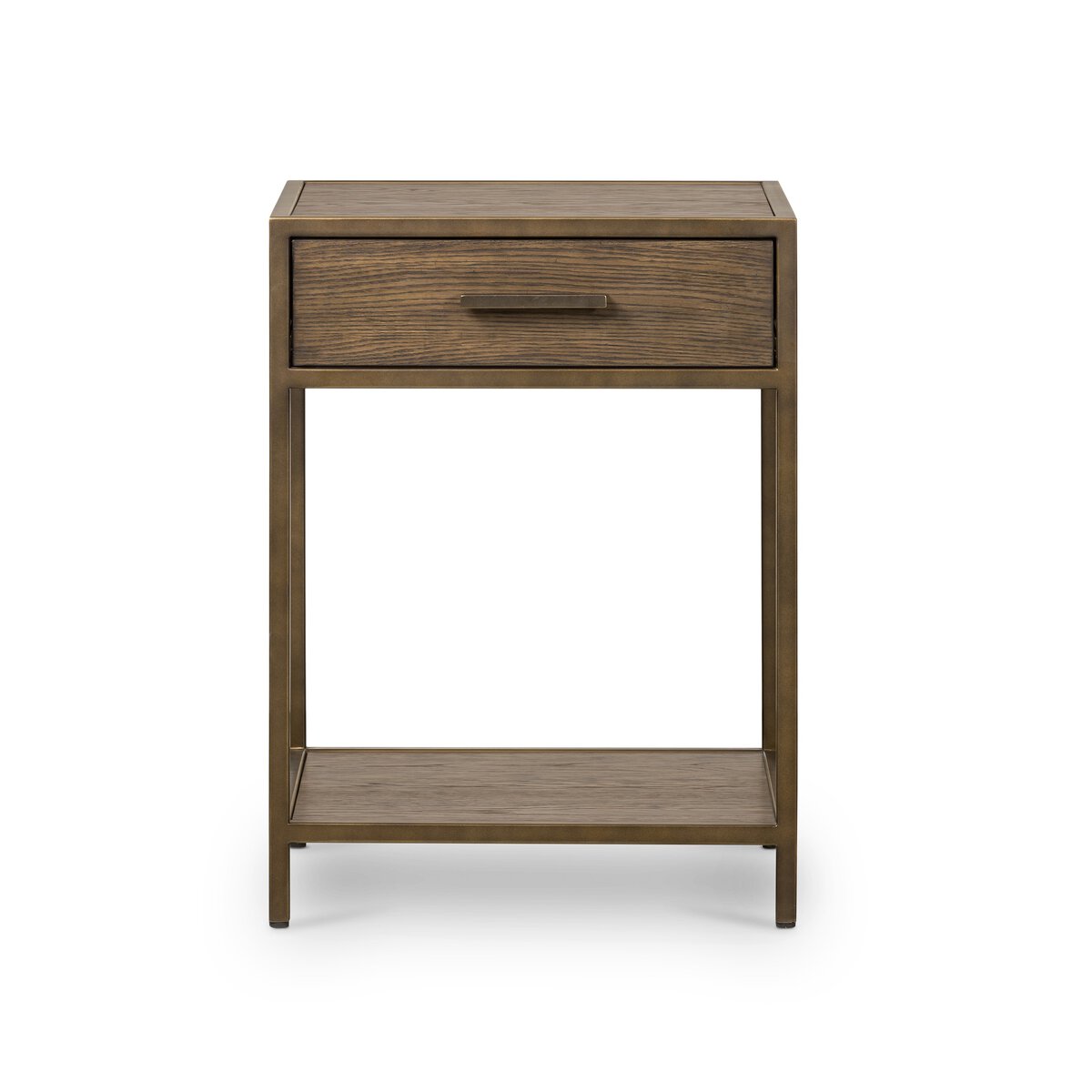 Winsome 20" 1 Drawer Nightstand - Dark Hazel