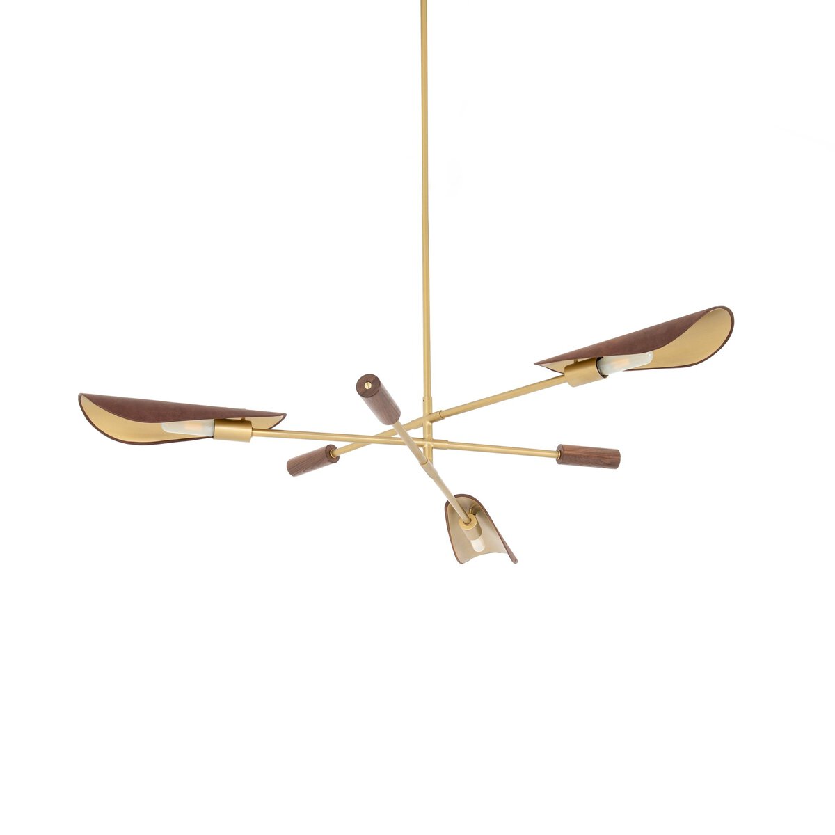 Anders 53" Chandelier - Antique Brass