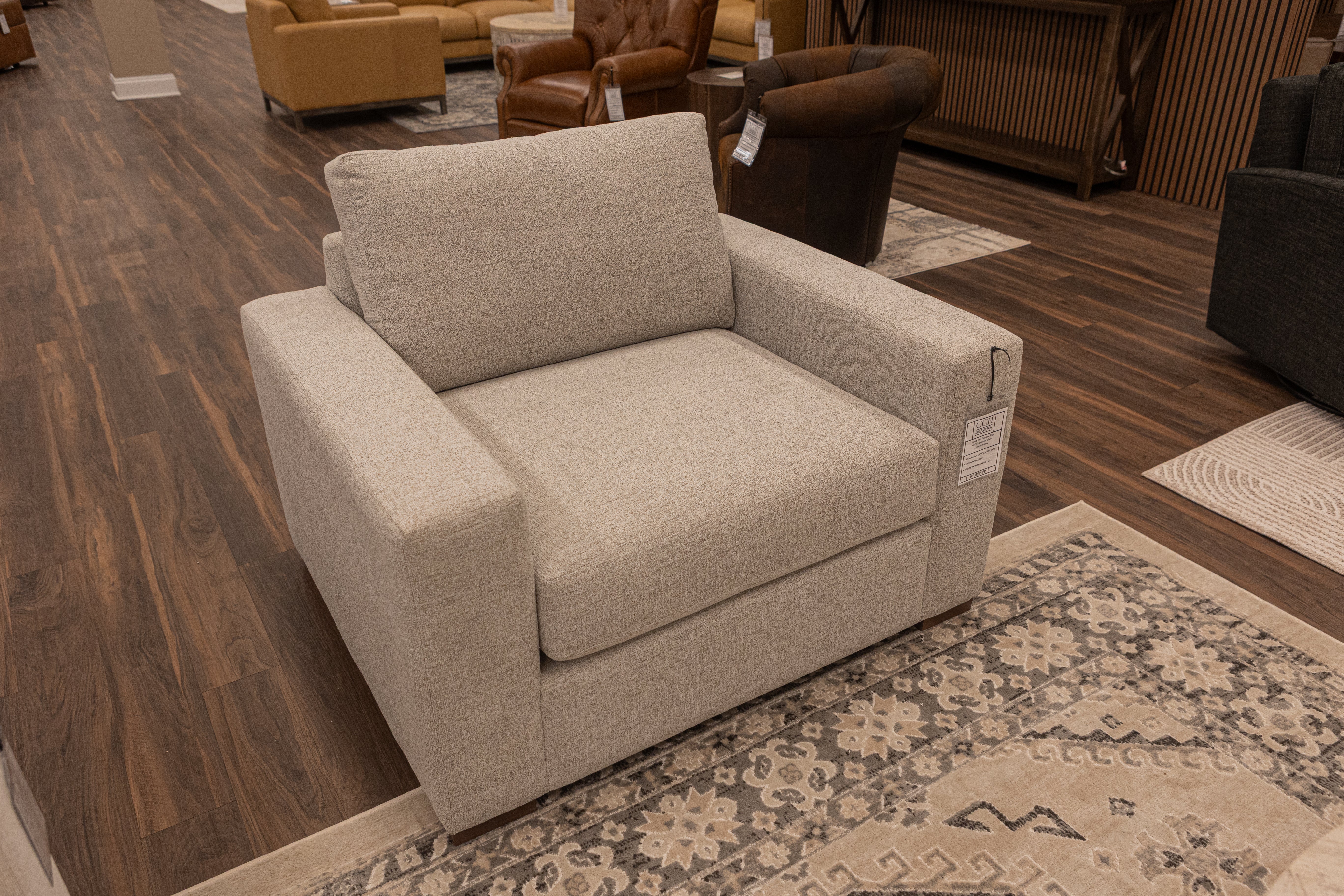 Gretchen Express Ship 48" Chair & Half - Harbor Grey