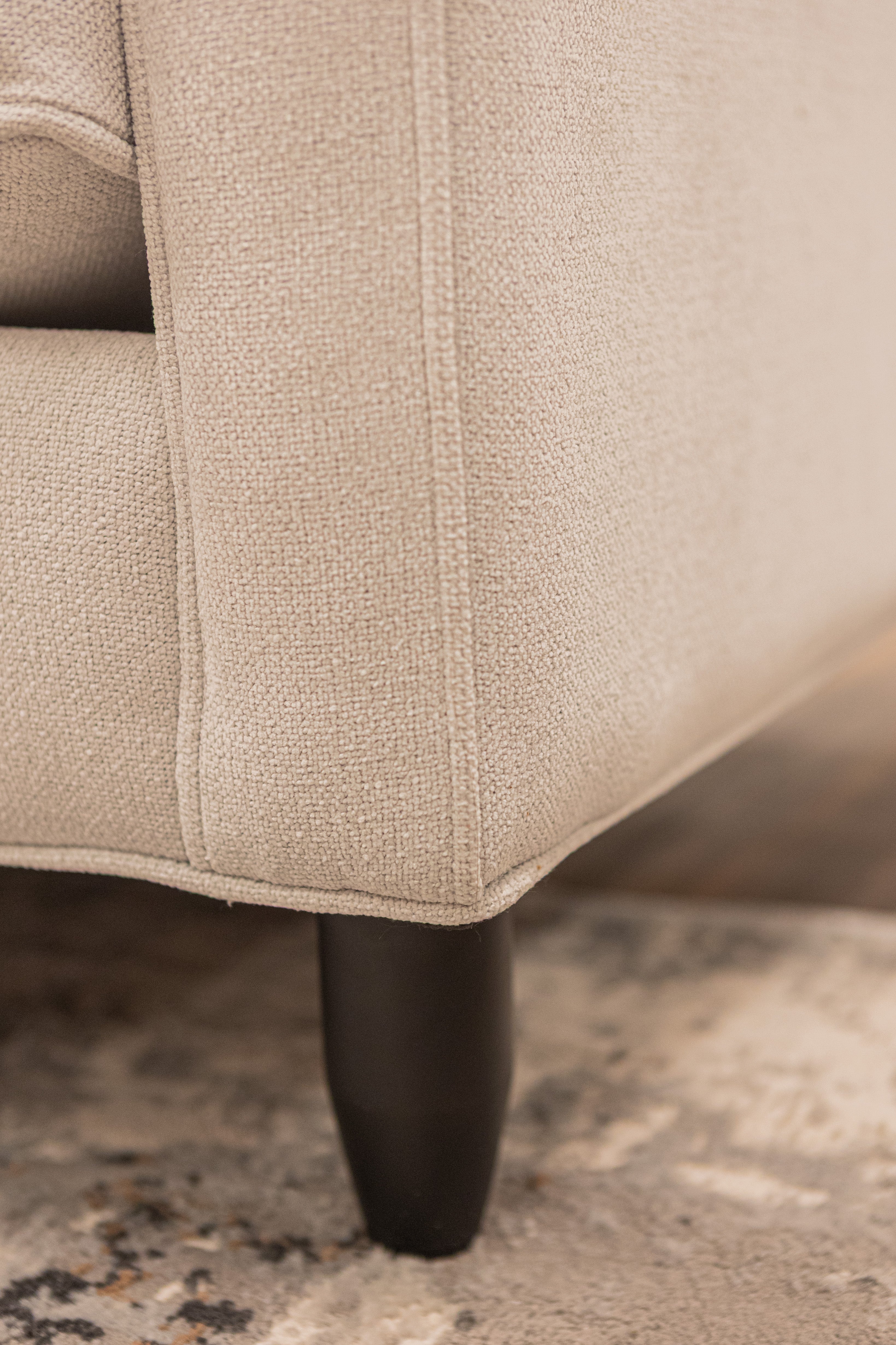 Jeremy Express Ship 85" 2 Cushion Sofa - Crypton Ice