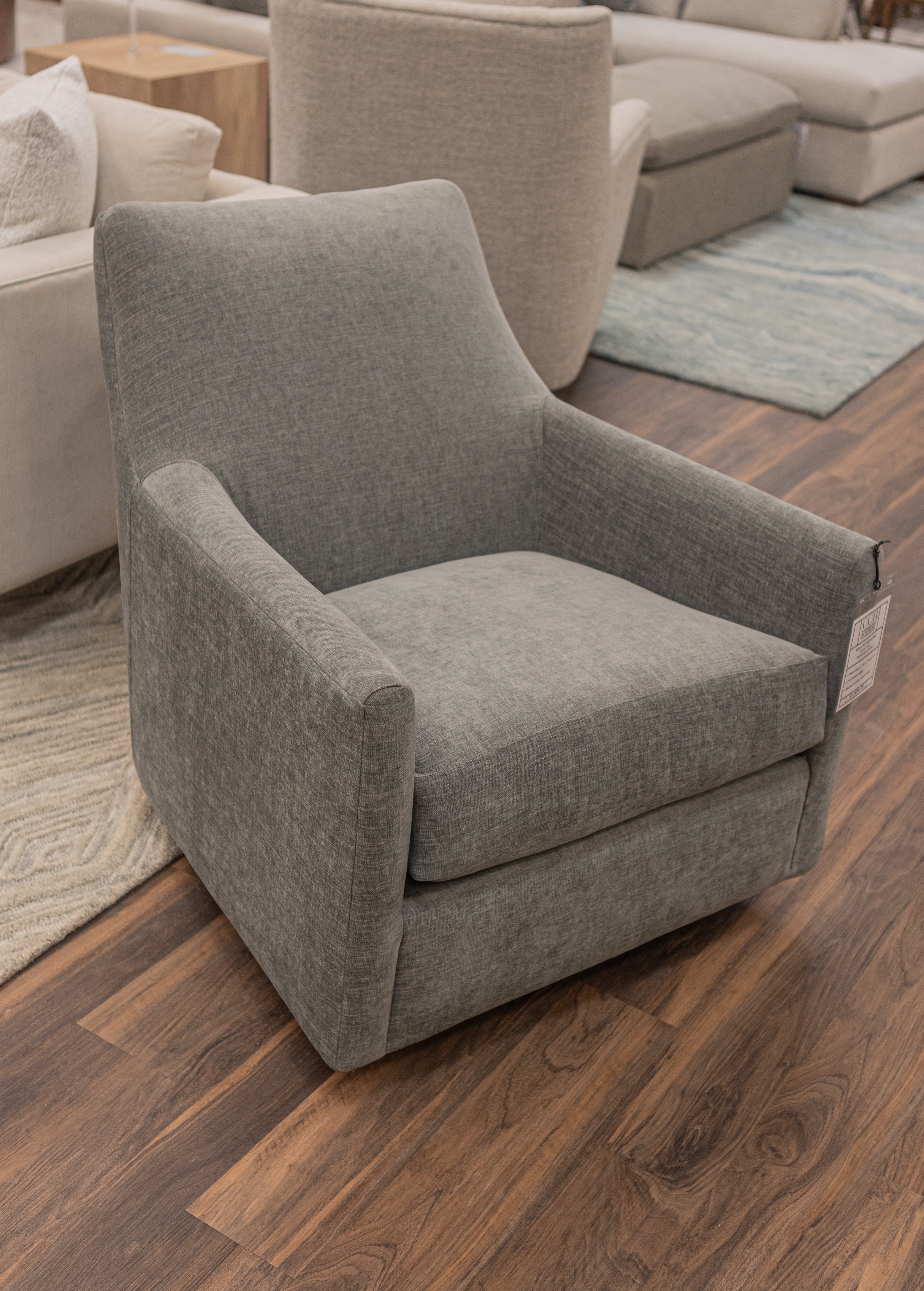 Willow 34" Express Ship Swivel Glider Chair - Performance Shale