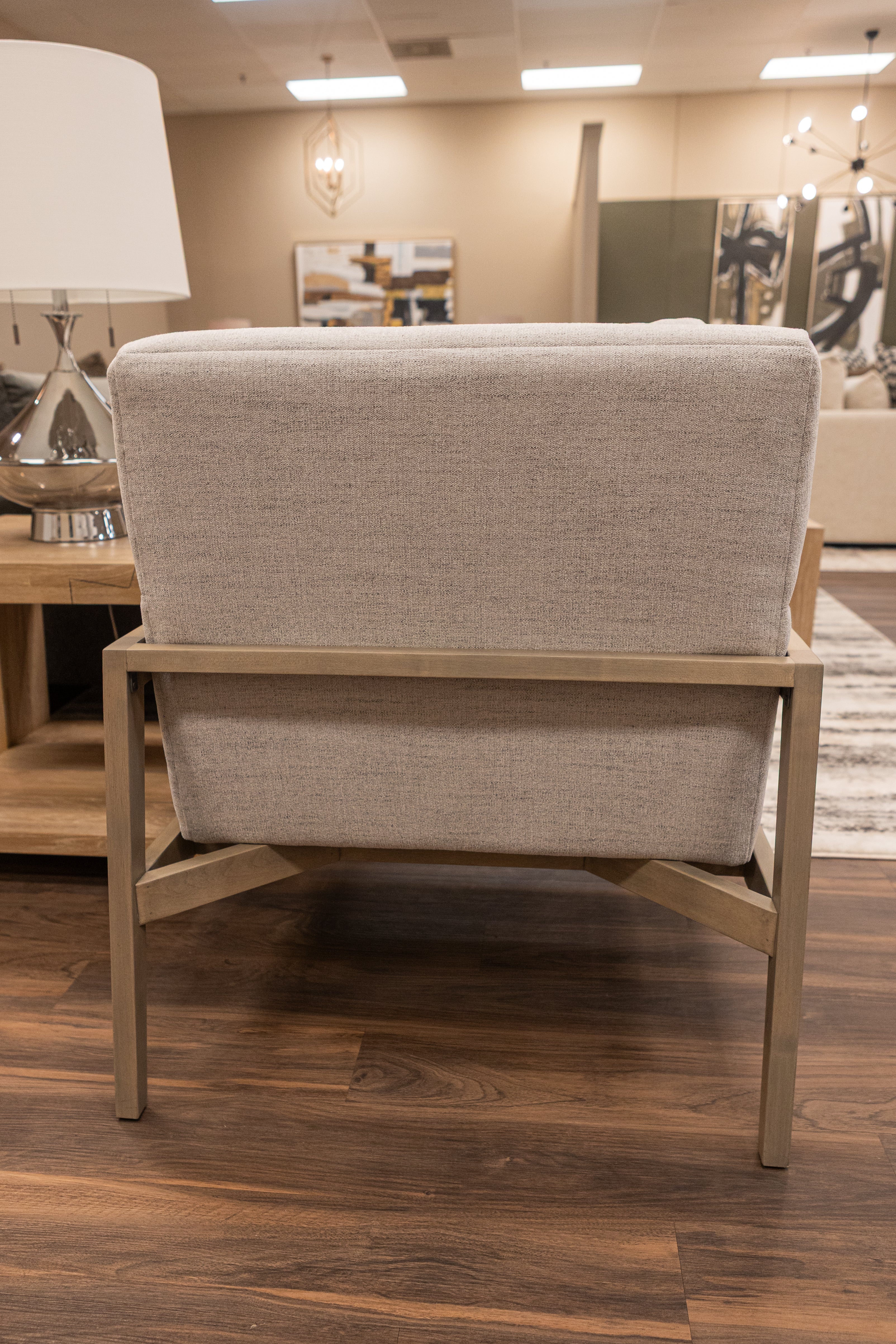 Bailey 30" Express Ship Occasional Chair - Grey Tweed