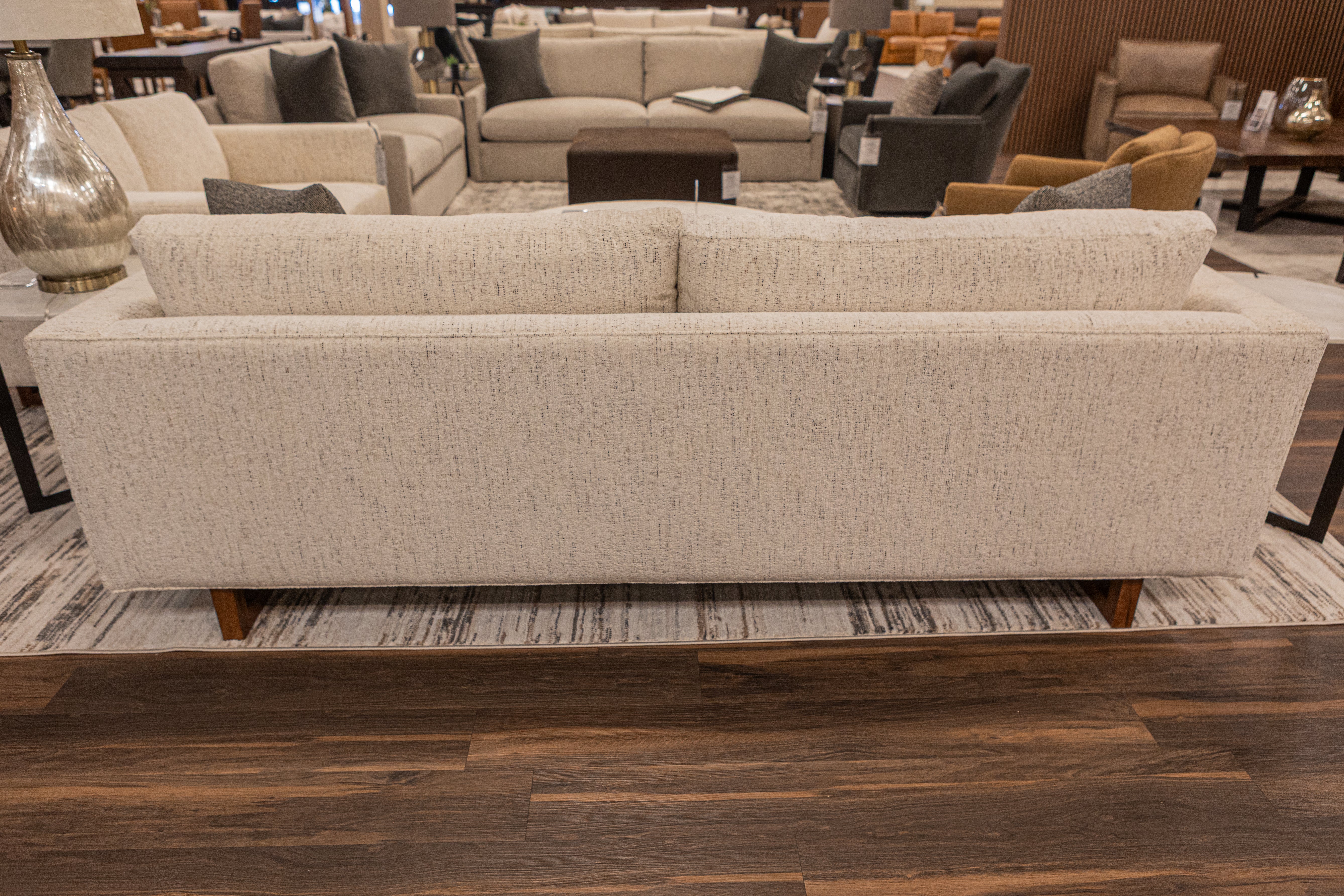 Jeffrey Quick Ship 90" 2 Cushion Sofa - Snow Owl