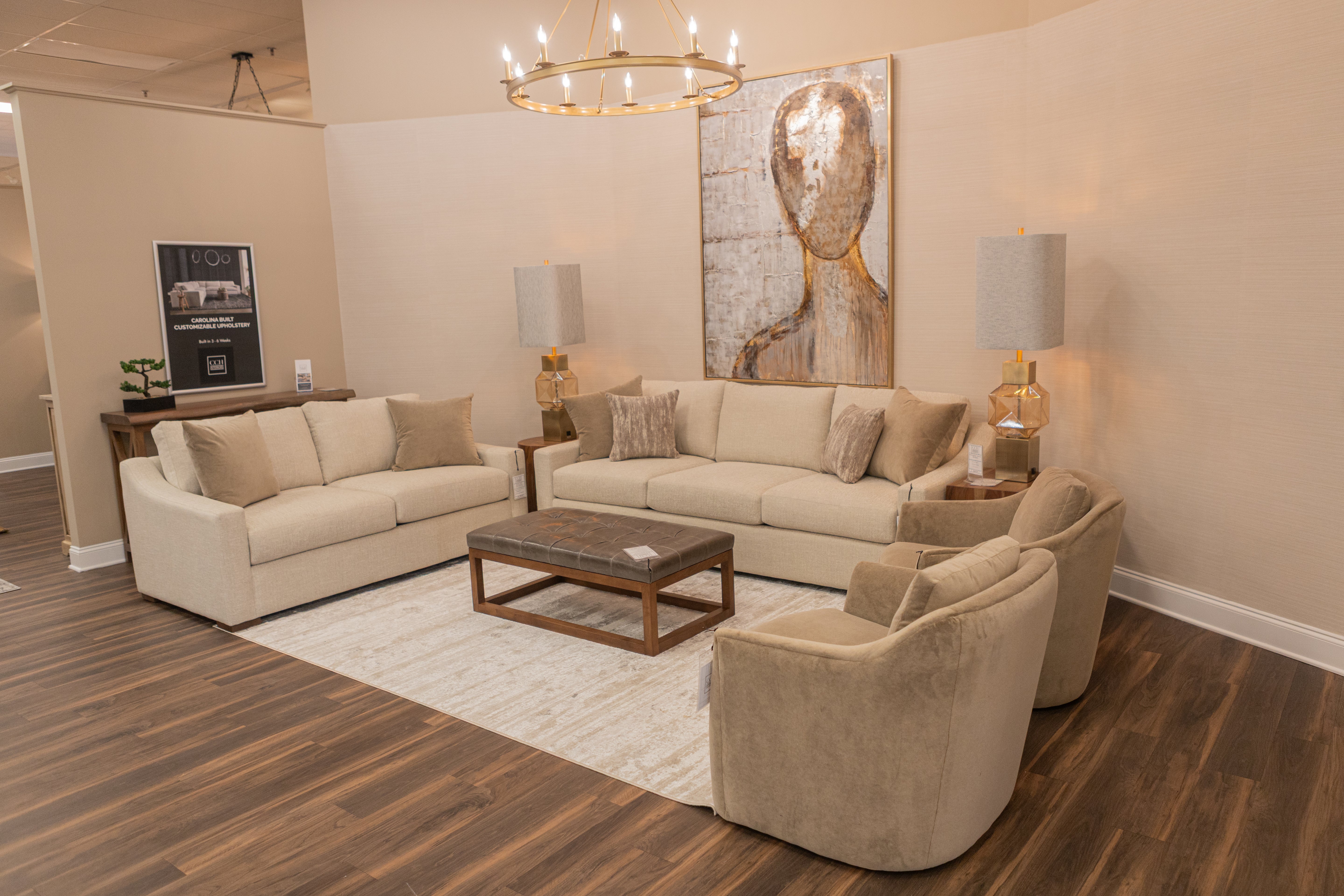 Hannah 75" 2 Cushion Express Ship Loveseat - Performance Natural Cream