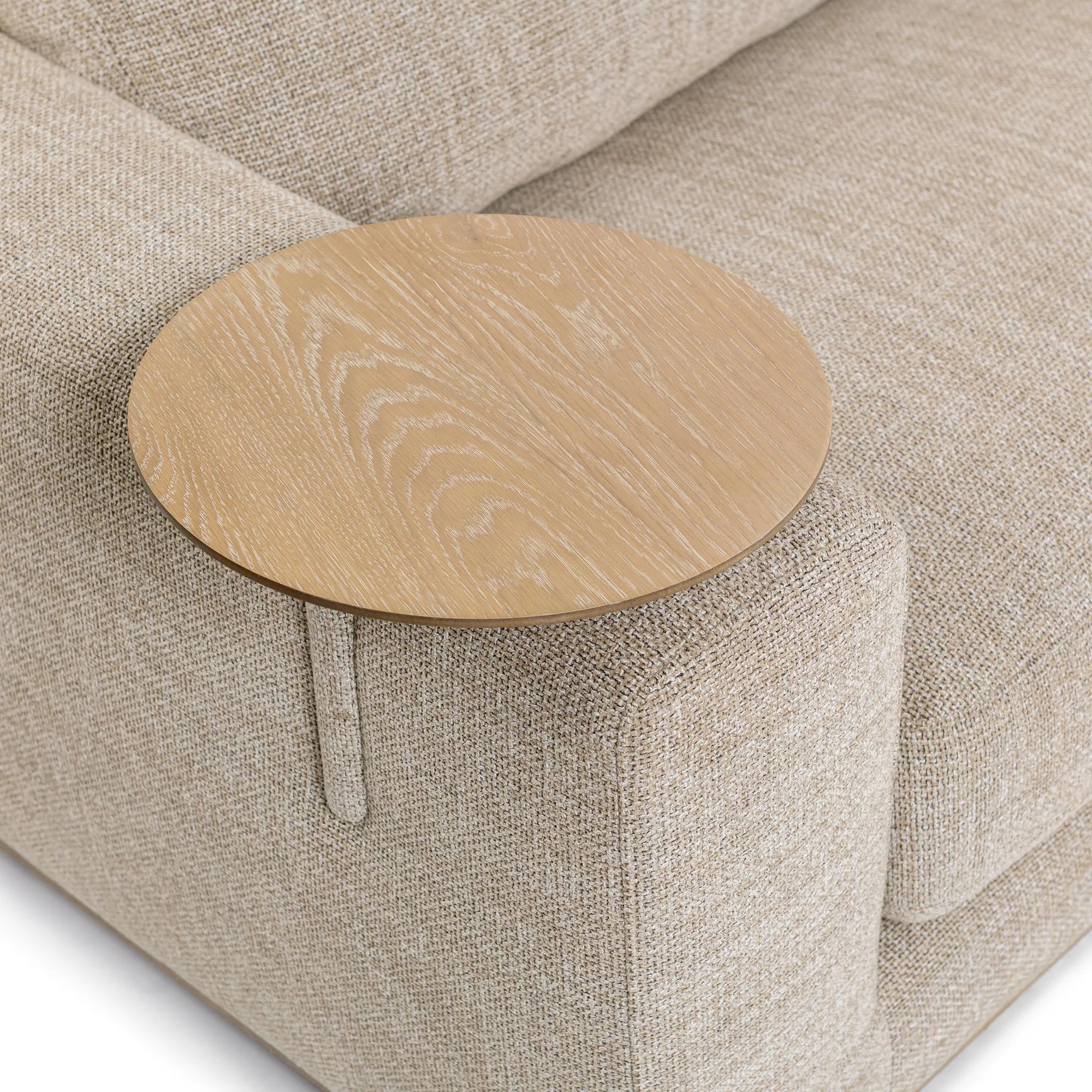 Harlan 132" 5 Cushion Sectional - Bisque