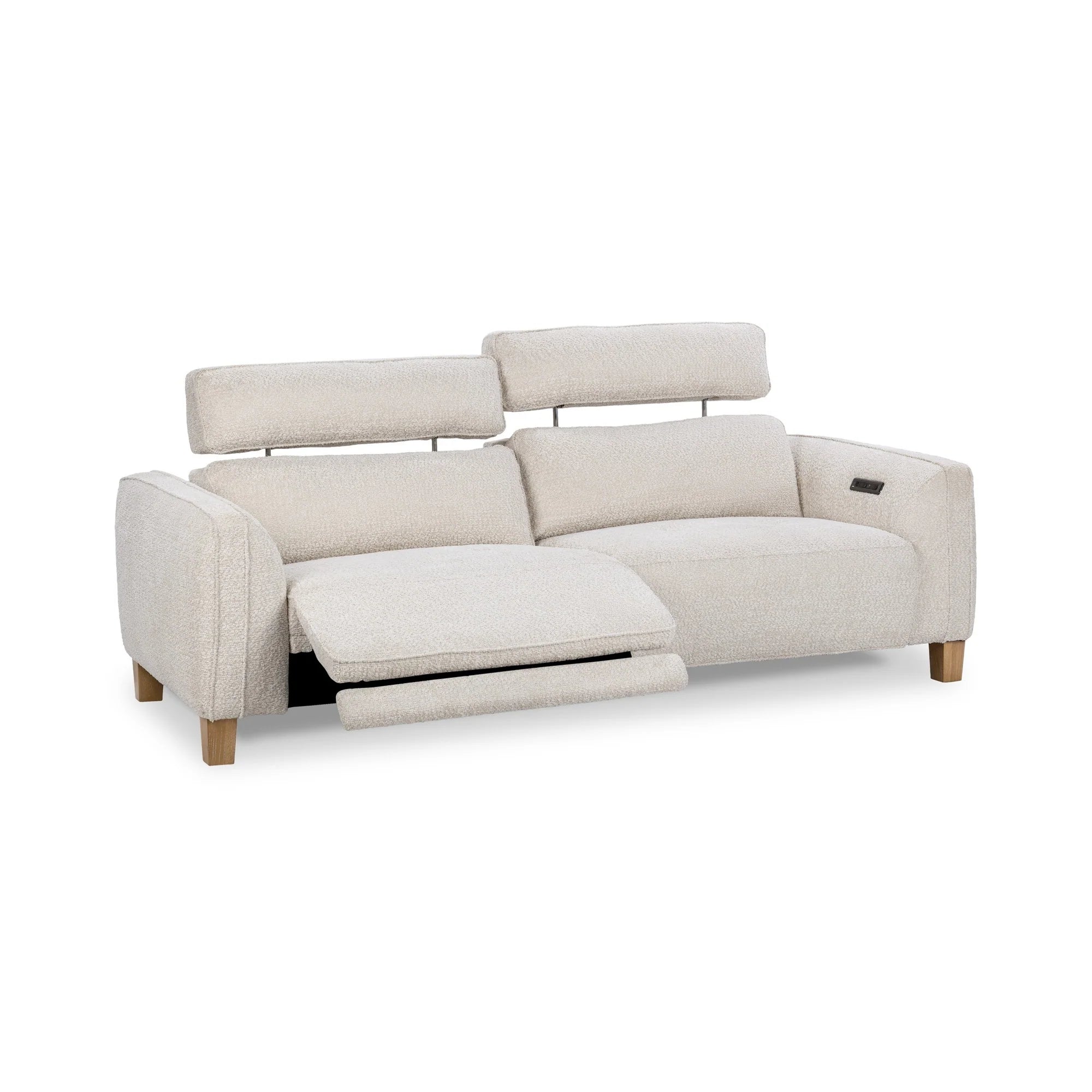 Sawyer 89" Power Recliner Sofa - Ivory