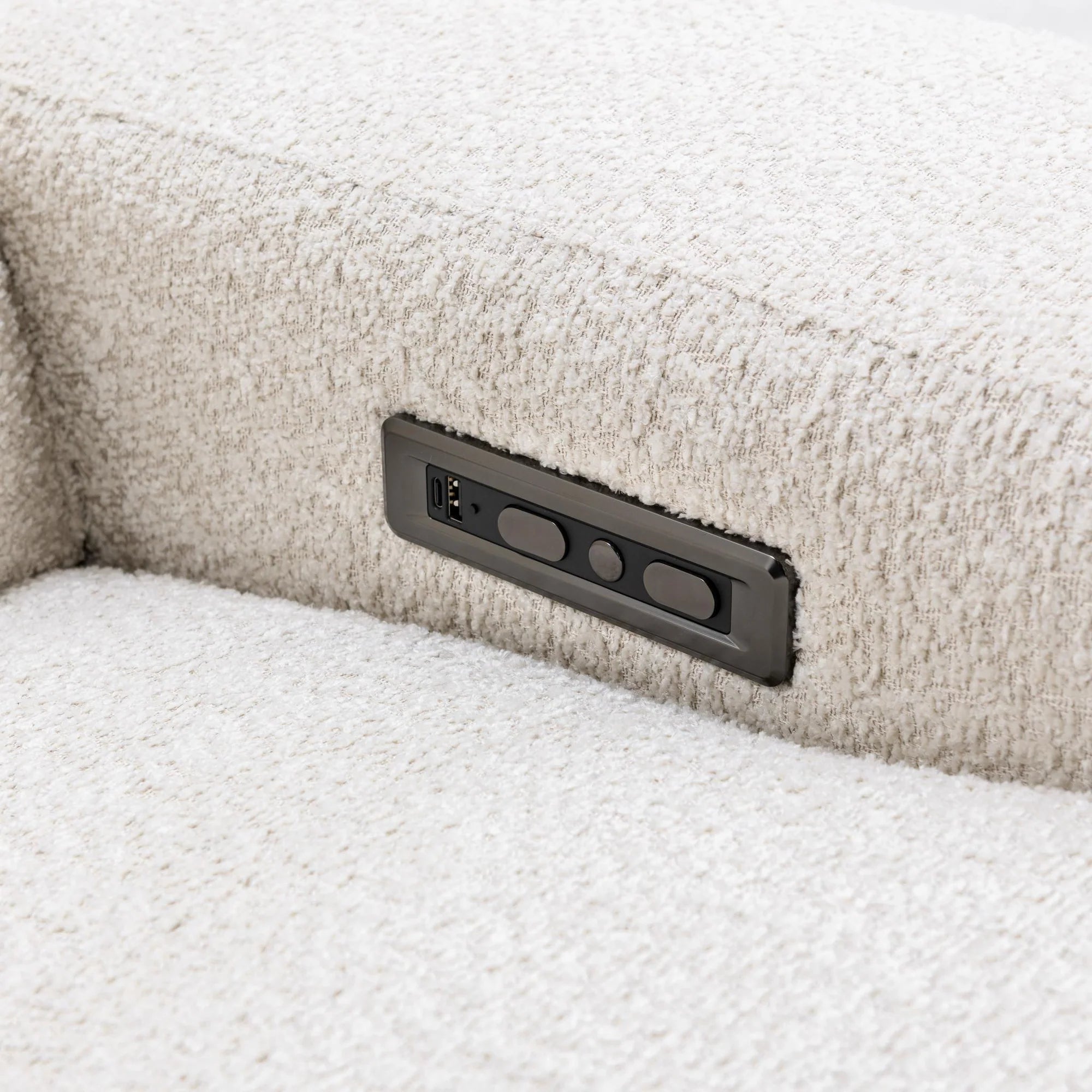 Tawnie 84" Power Recliner Sofa - Ivory