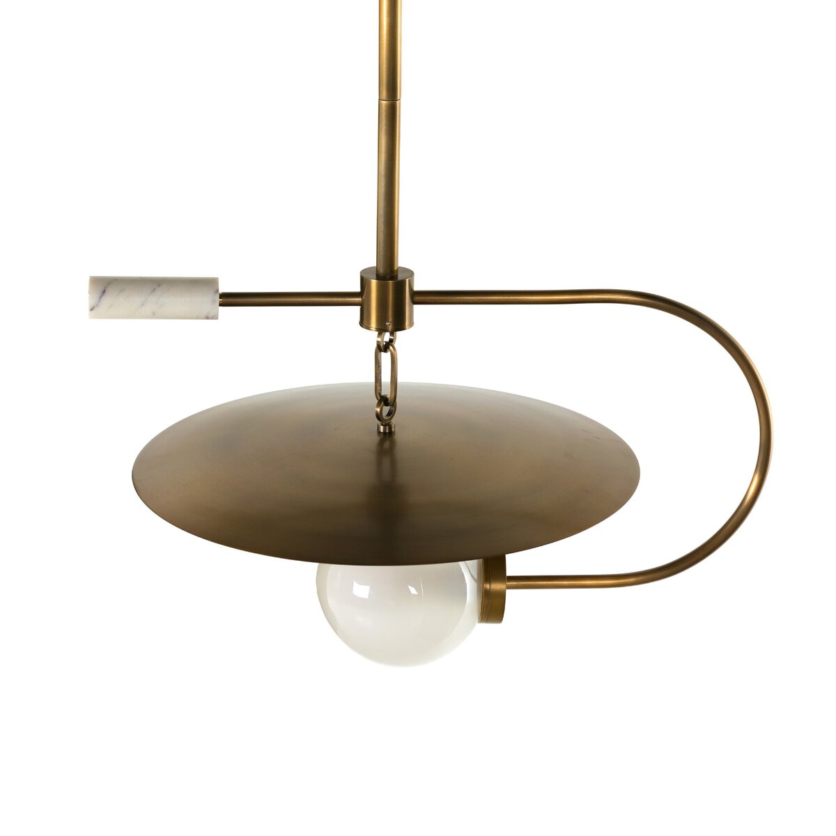 Harper 23" Pendant - Aged Brass Iron