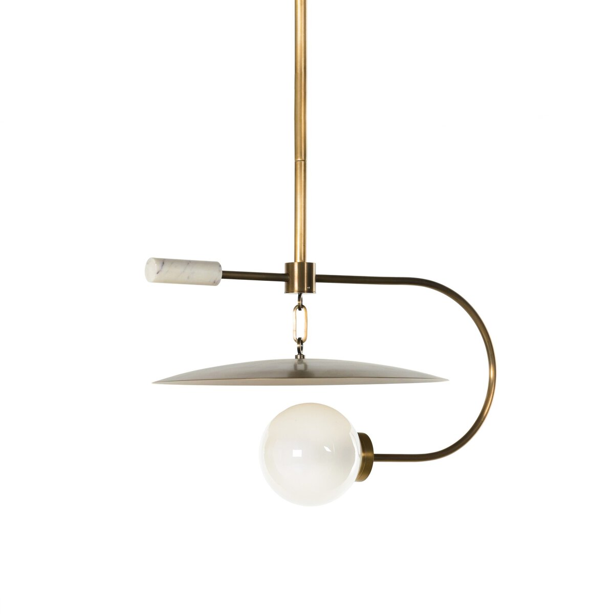 Harper 23" Pendant - Aged Brass Iron