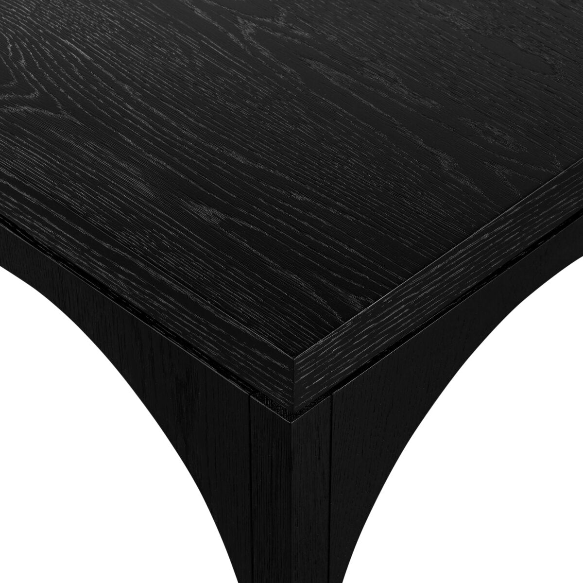 Miranda 47" Square Coffee Table - Black Oak