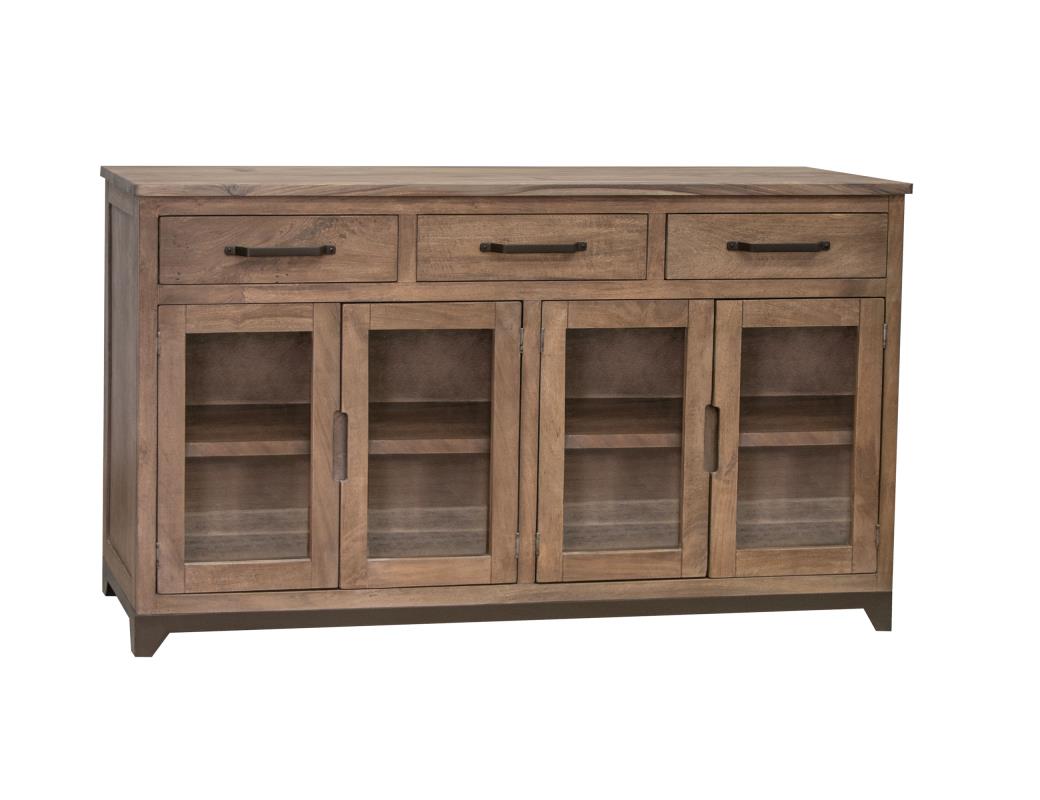 Dustin 70" 3 Door Parota Sideboard - Natural