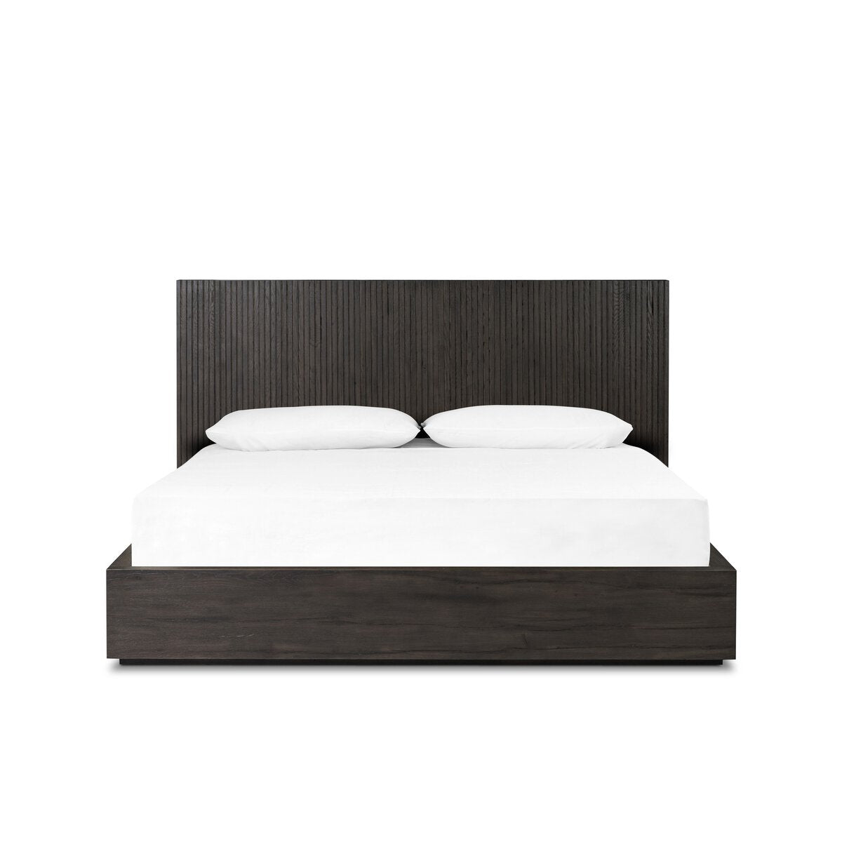 Kienna 67" Queen Bed - Smoked Black