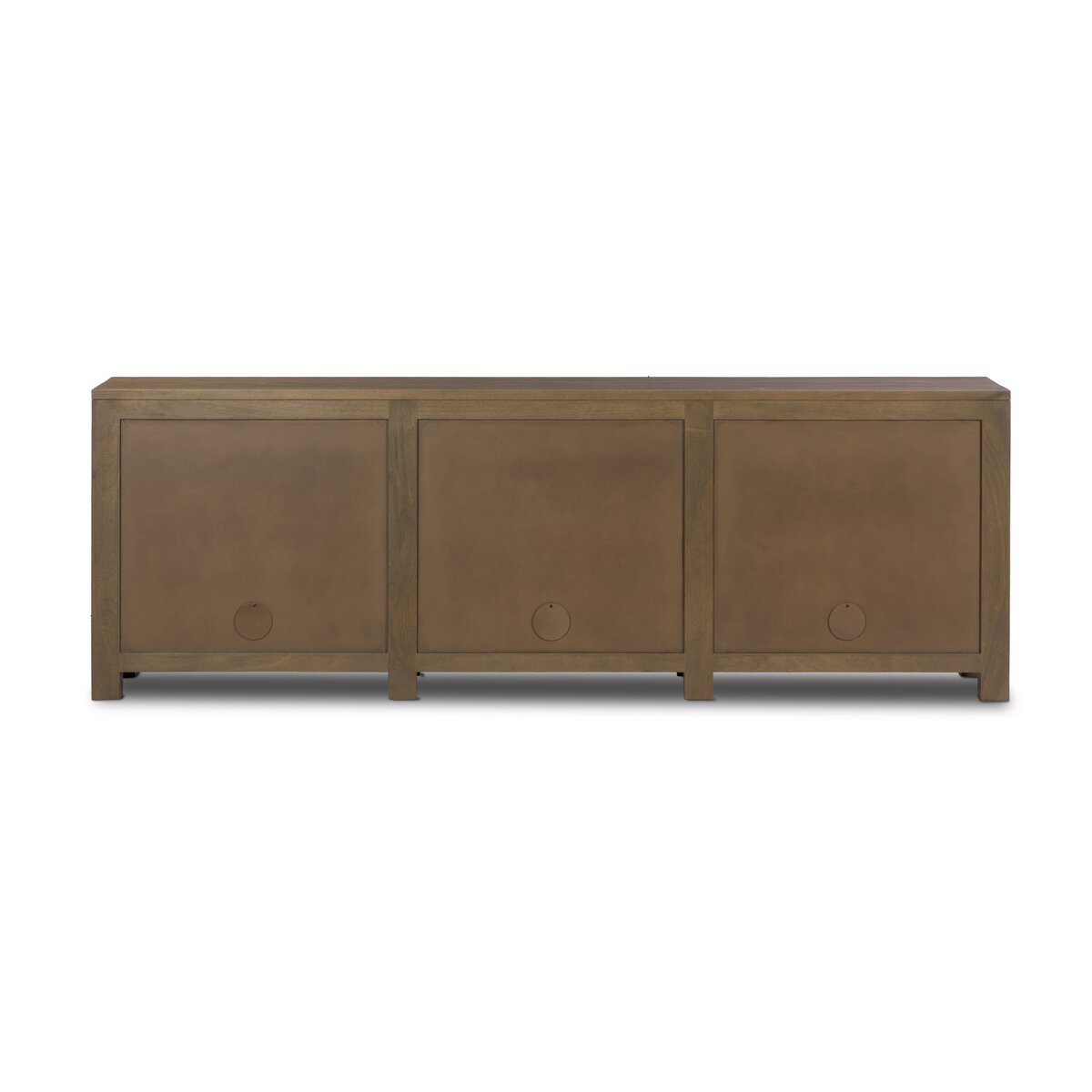 Izara 98" 6 Door Sideboard - Cane + Taupe