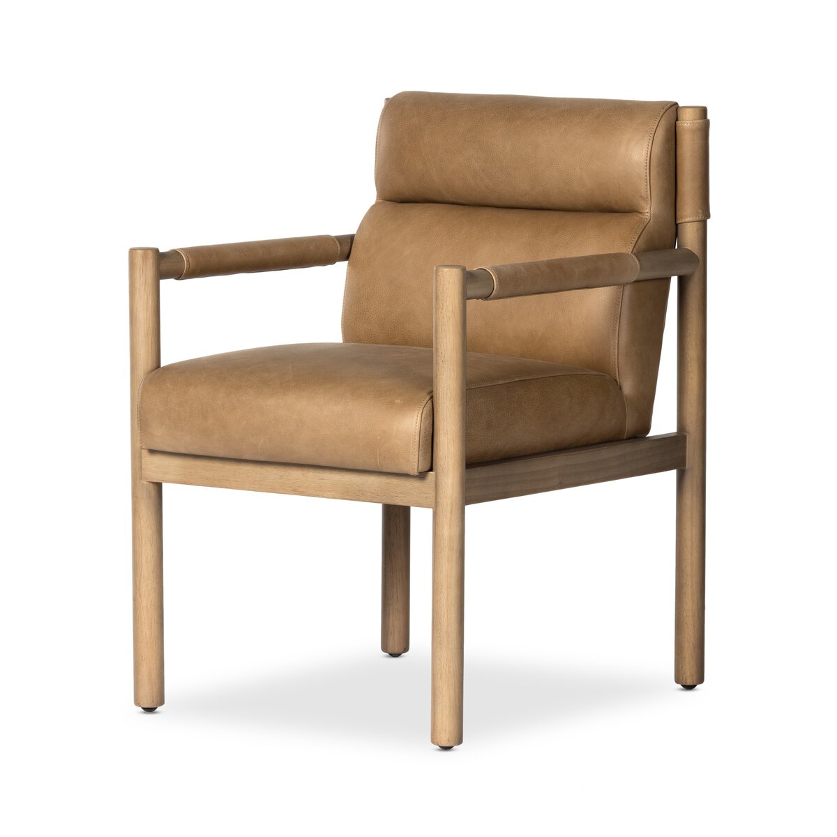 Kano 22" Top Grain Leather Dining Chair - Palermo Drift