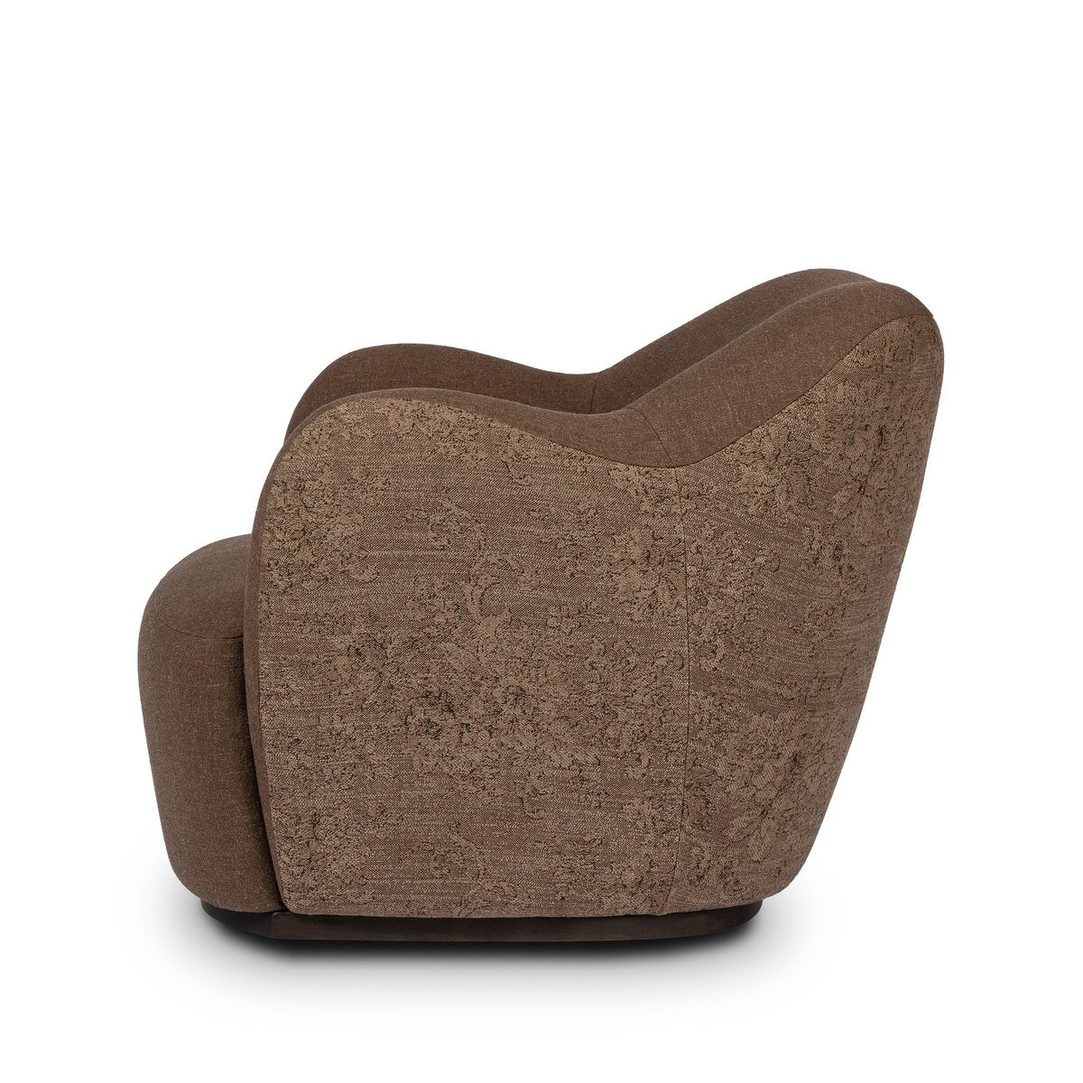 Aurelia 35" Swivel Chair - Parawood + Sienna Brown