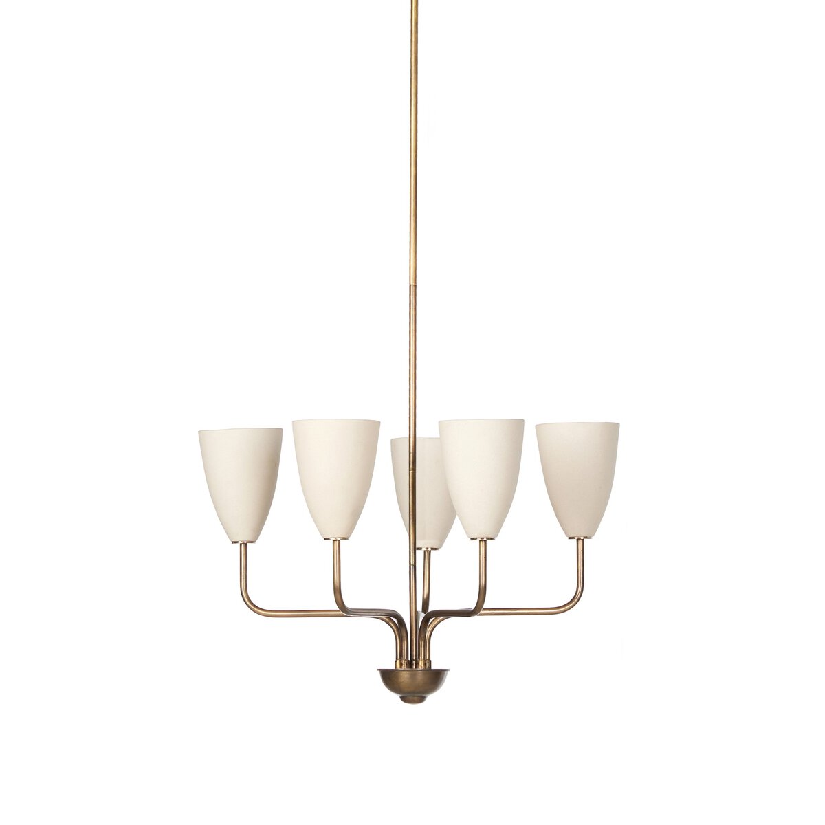 Elowen 26" Chandelier - Aged Brass