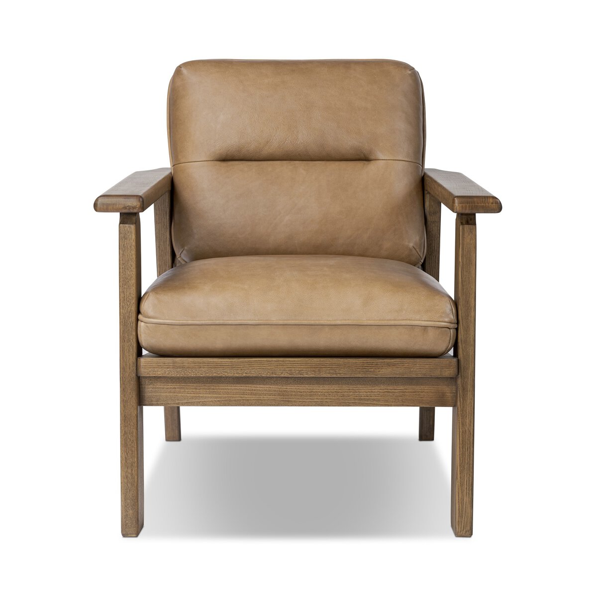 Brisa 28" Top Grain Leather Occasional Chair - Palermo Drift