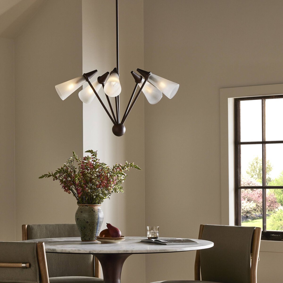 Fable 31" Chandelier - Rust