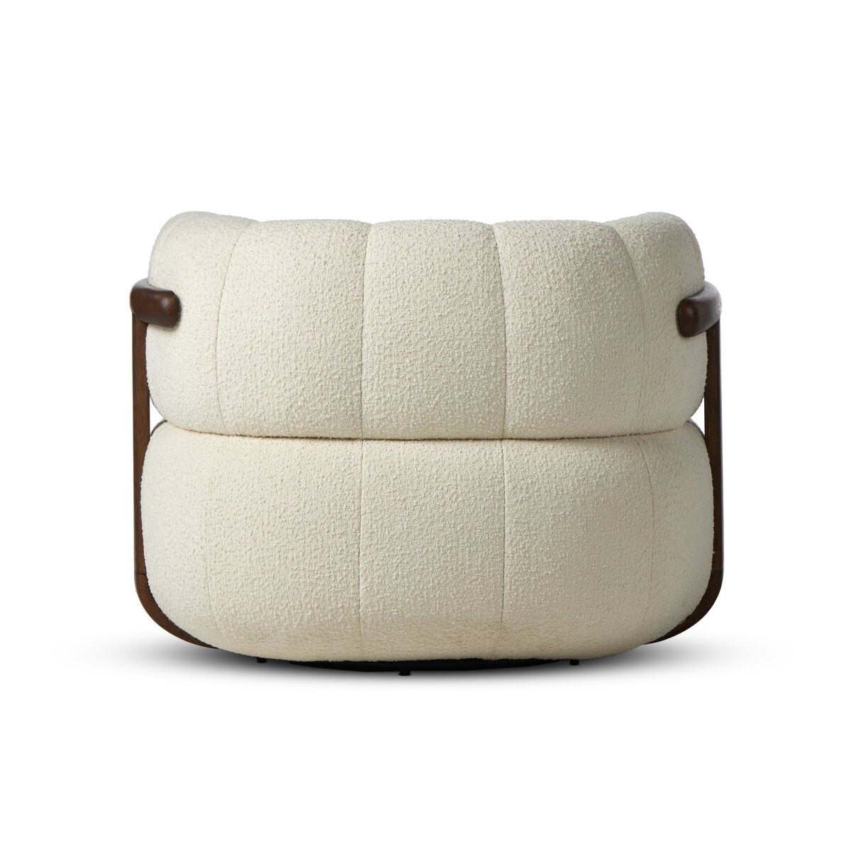 Dorthy 37" Upholstered Swivel Chair - Altro Snow