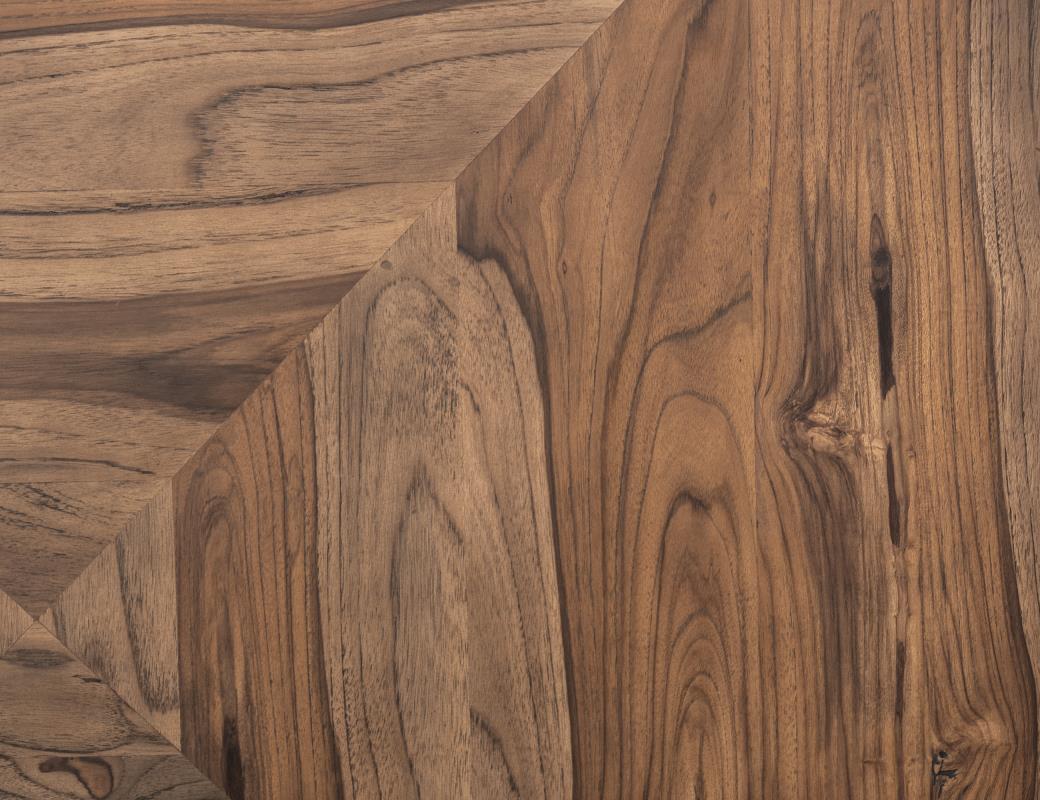 Franz 60" Teak Round Dining Table - Earth