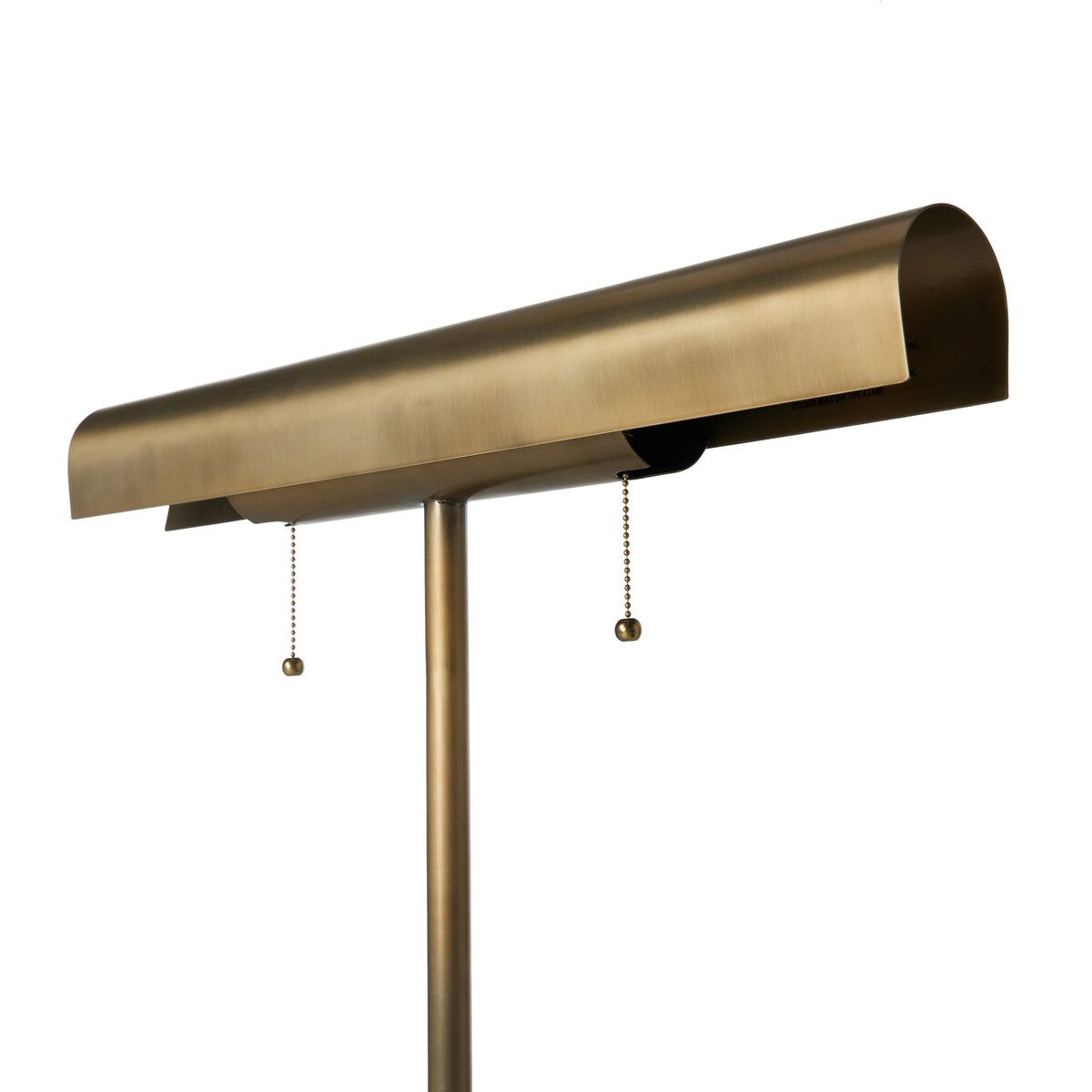 Mylah 24" Floor Lamp - Aged Brass Iron