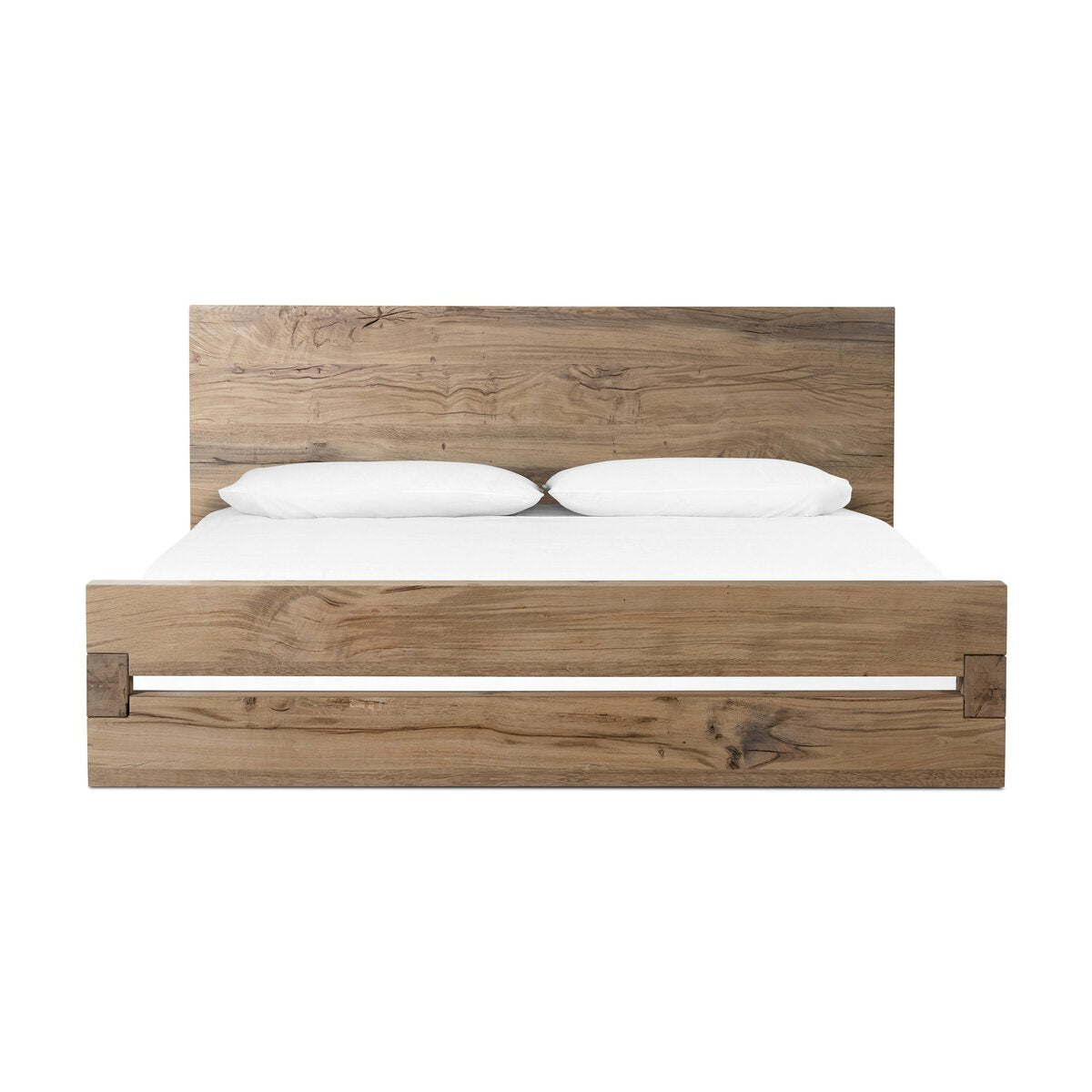 Eliza 69" Reclaimed Oak Queen Bed - Natural