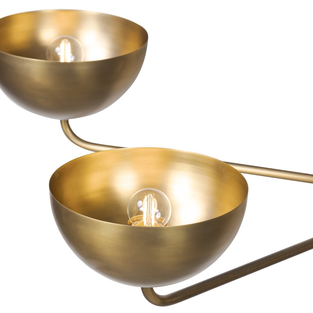 Leland 44" Chandelier - Aged Brass