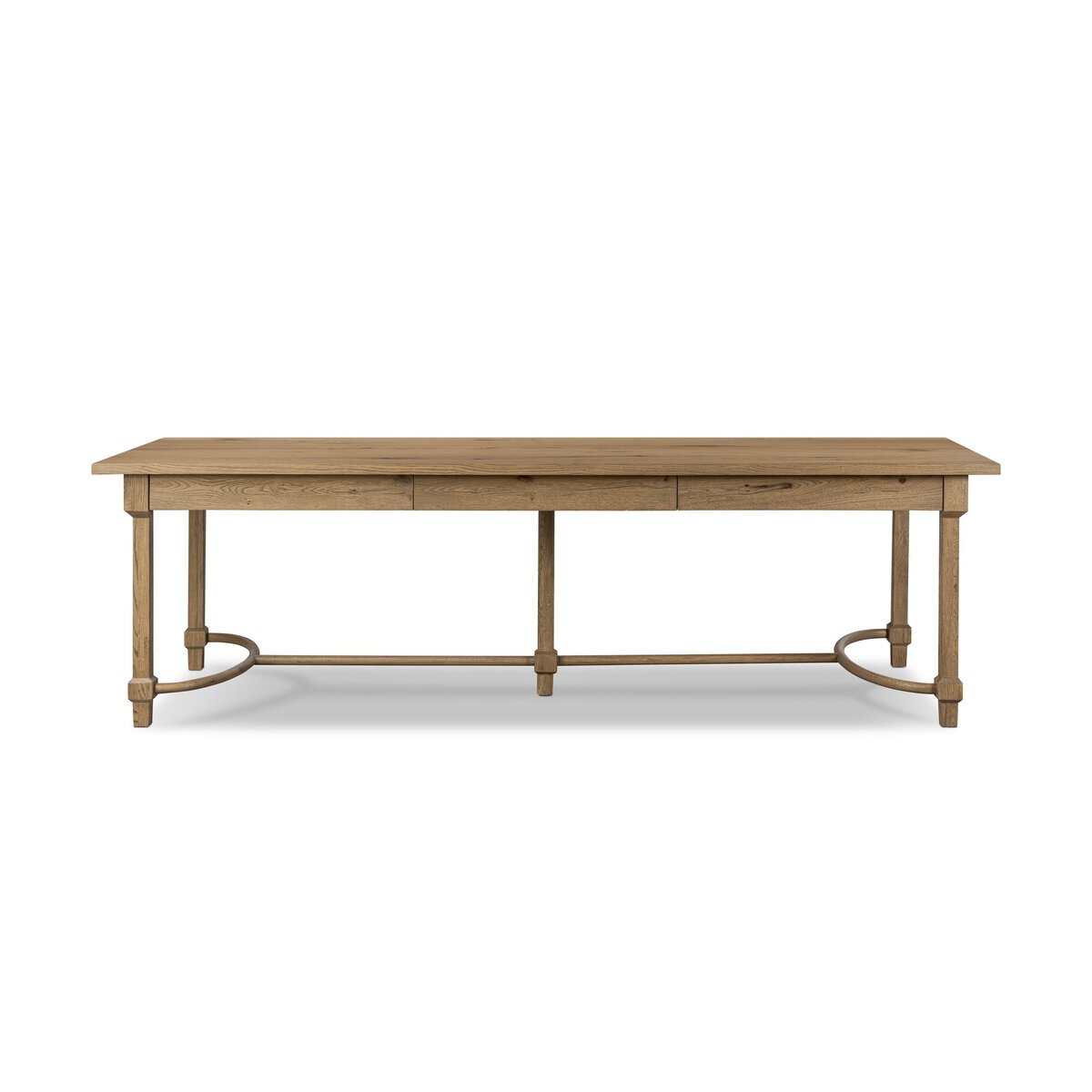 Annabel 100" Rectangular Dining Table - Worn Oak