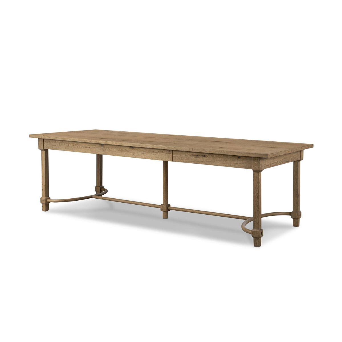 Annabel 100" Rectangular Dining Table - Worn Oak