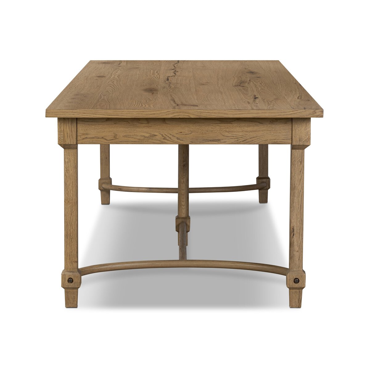 Annabel 100" Rectangular Dining Table - Worn Oak