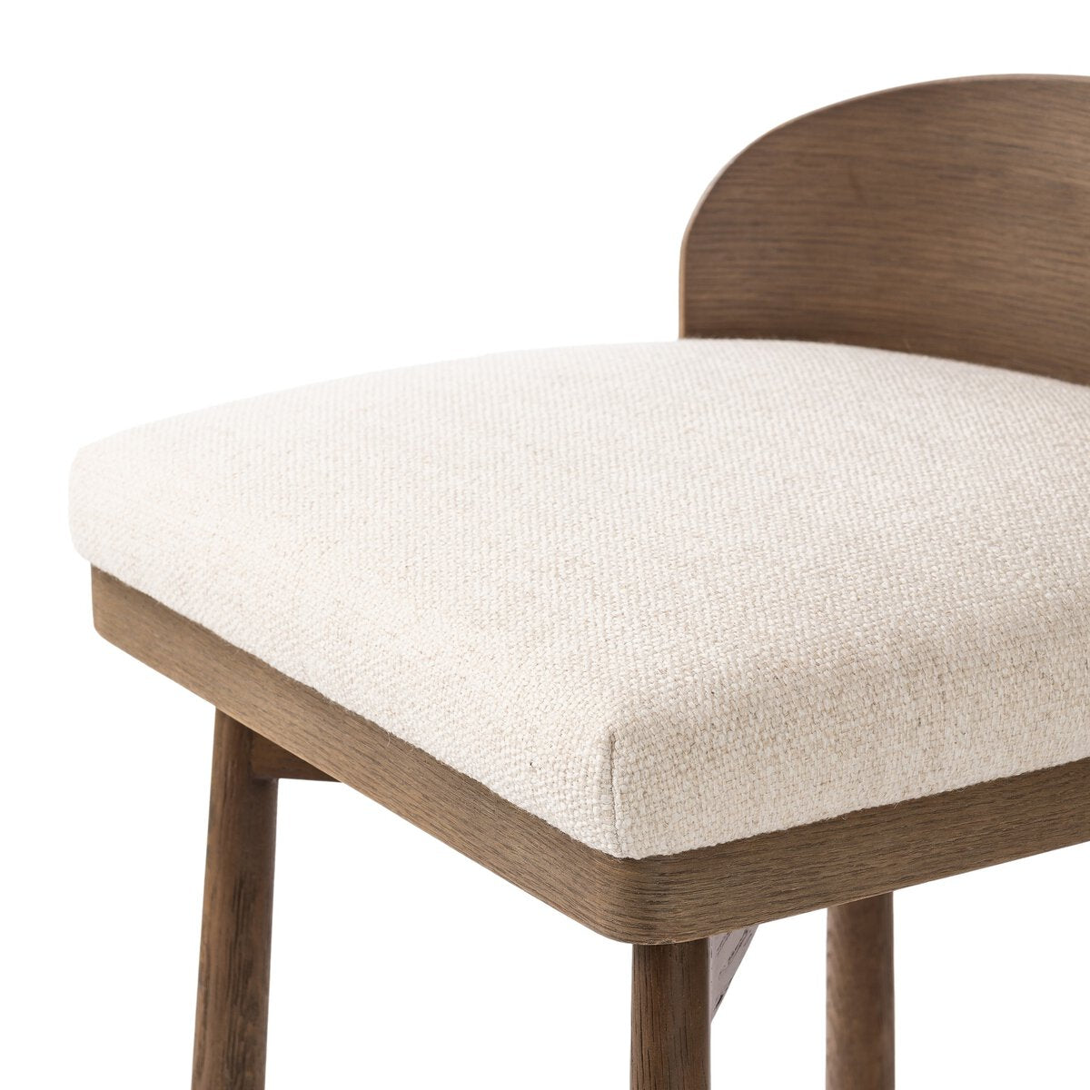 Ashleigh Bar Stool - Performance Thames Cream + Oak