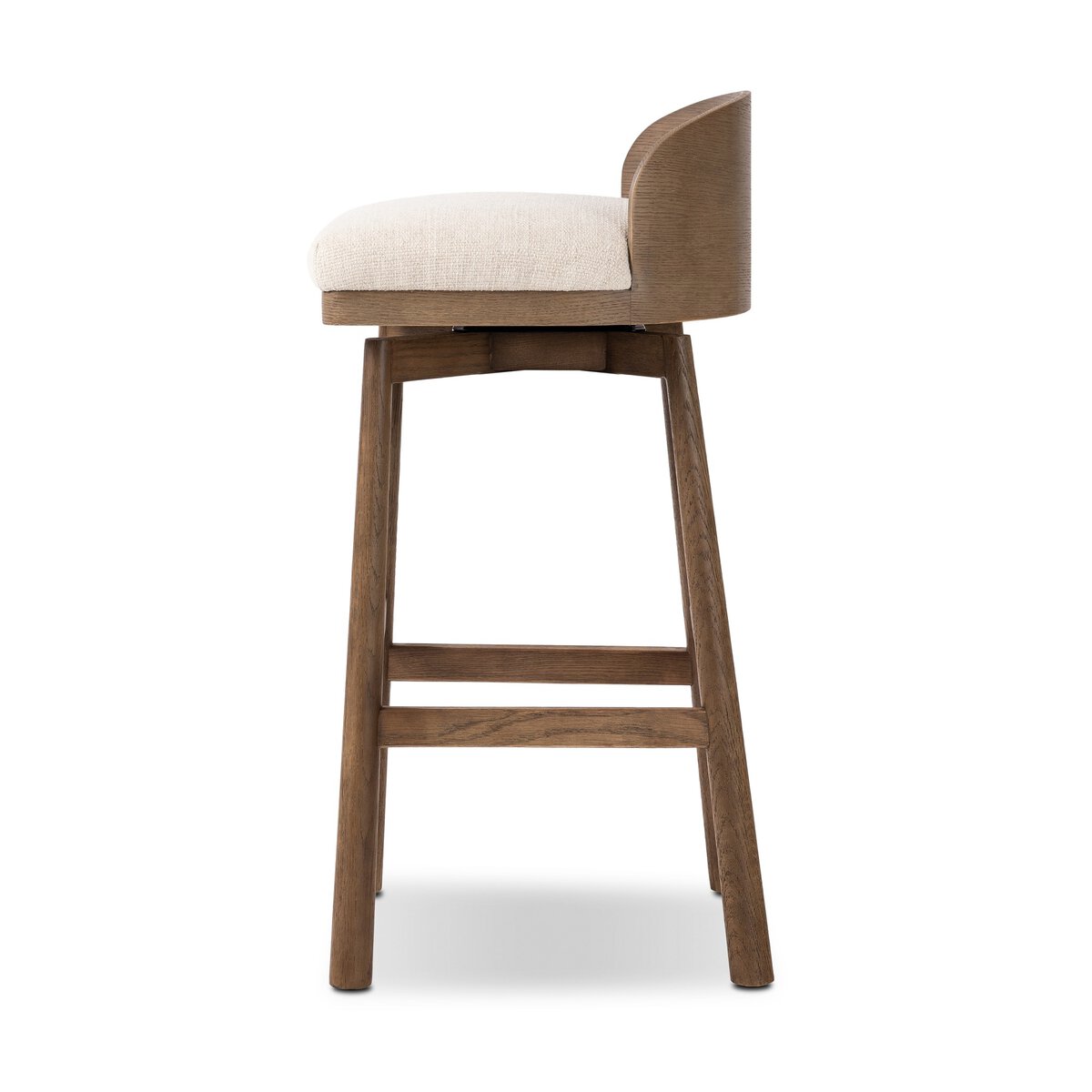 Ashleigh Bar Stool - Performance Thames Cream + Oak