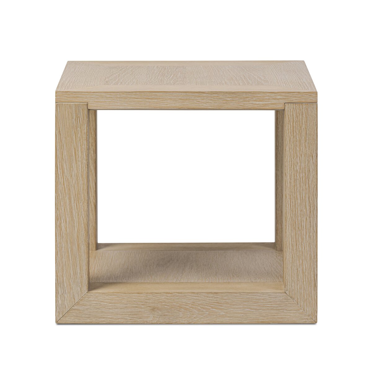 Maris 22" Square End Table - Bleached Oak