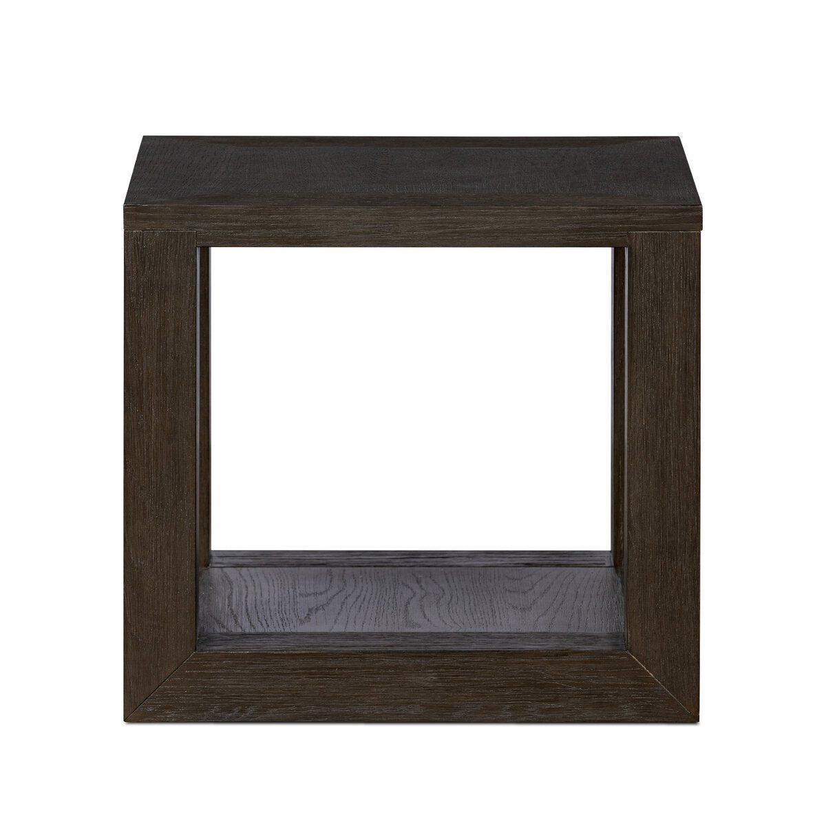 Maris 22" Square End Table - Dark Anthracite Oak