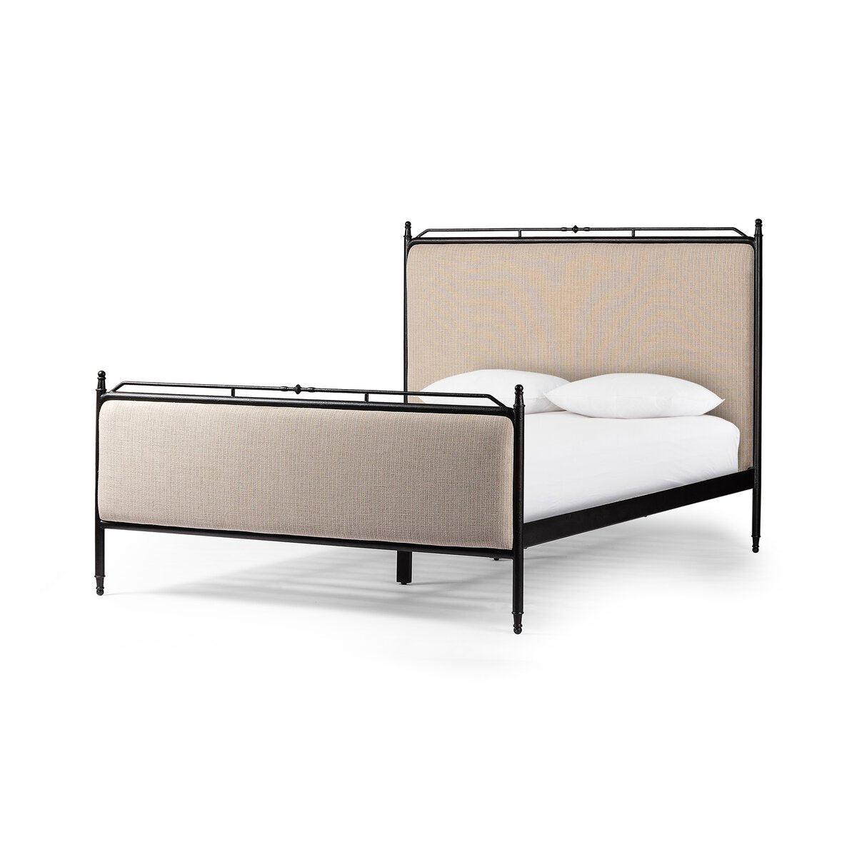 Perran 63" King Bed - Laine Natural+ Iron