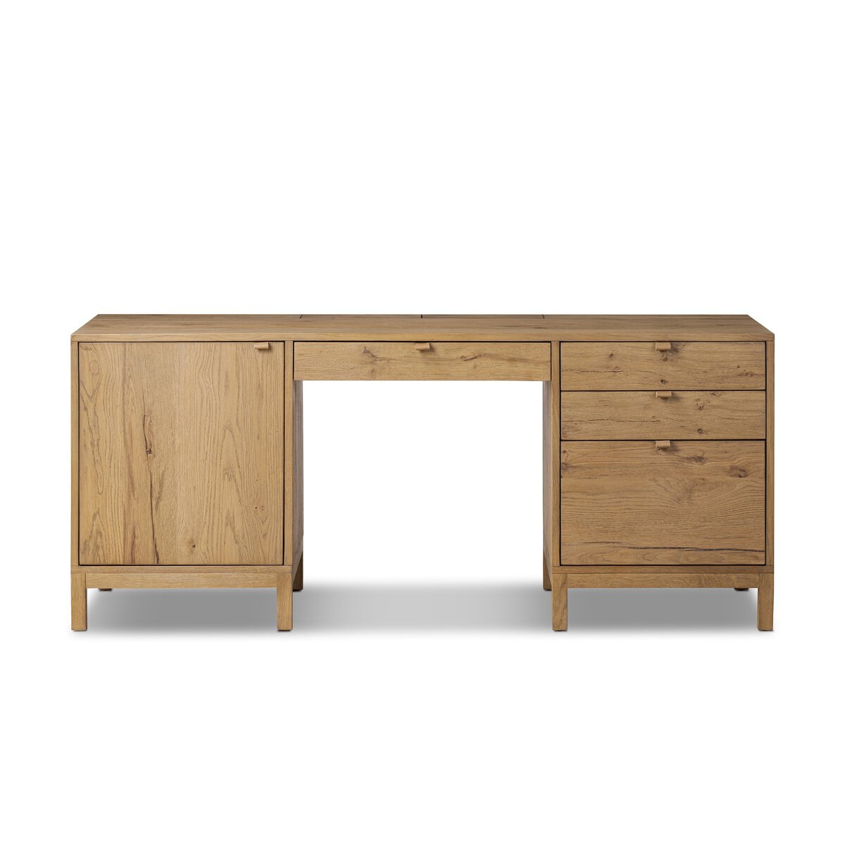 Terran 70" Executive Desk - Worn Oak