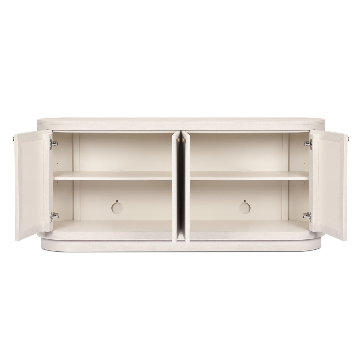 Marjorie 72" 4 Door Sideboard - Ivory Painted Linen