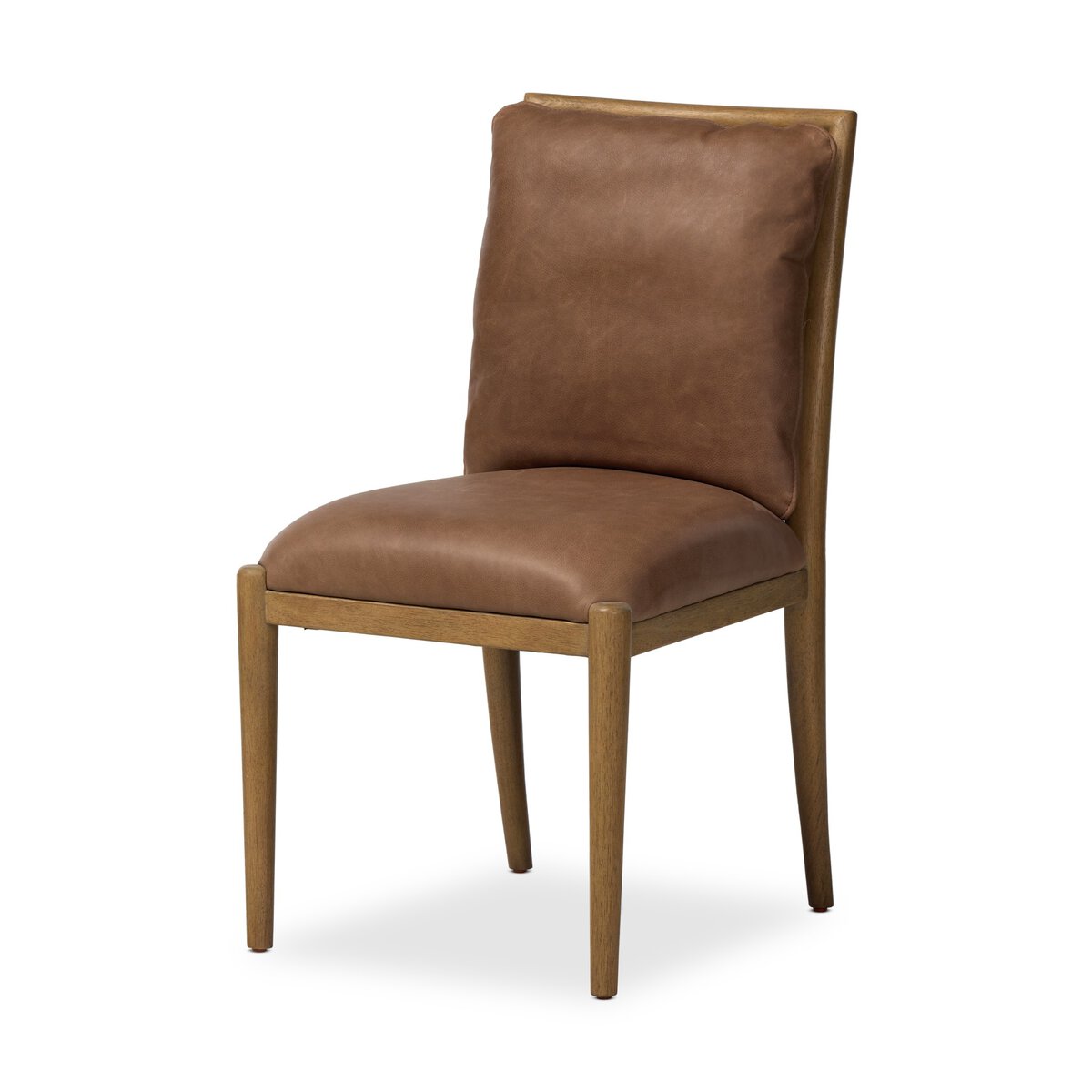Calliope 20" Top Grain Leather Dining Chair - Palermo Drift