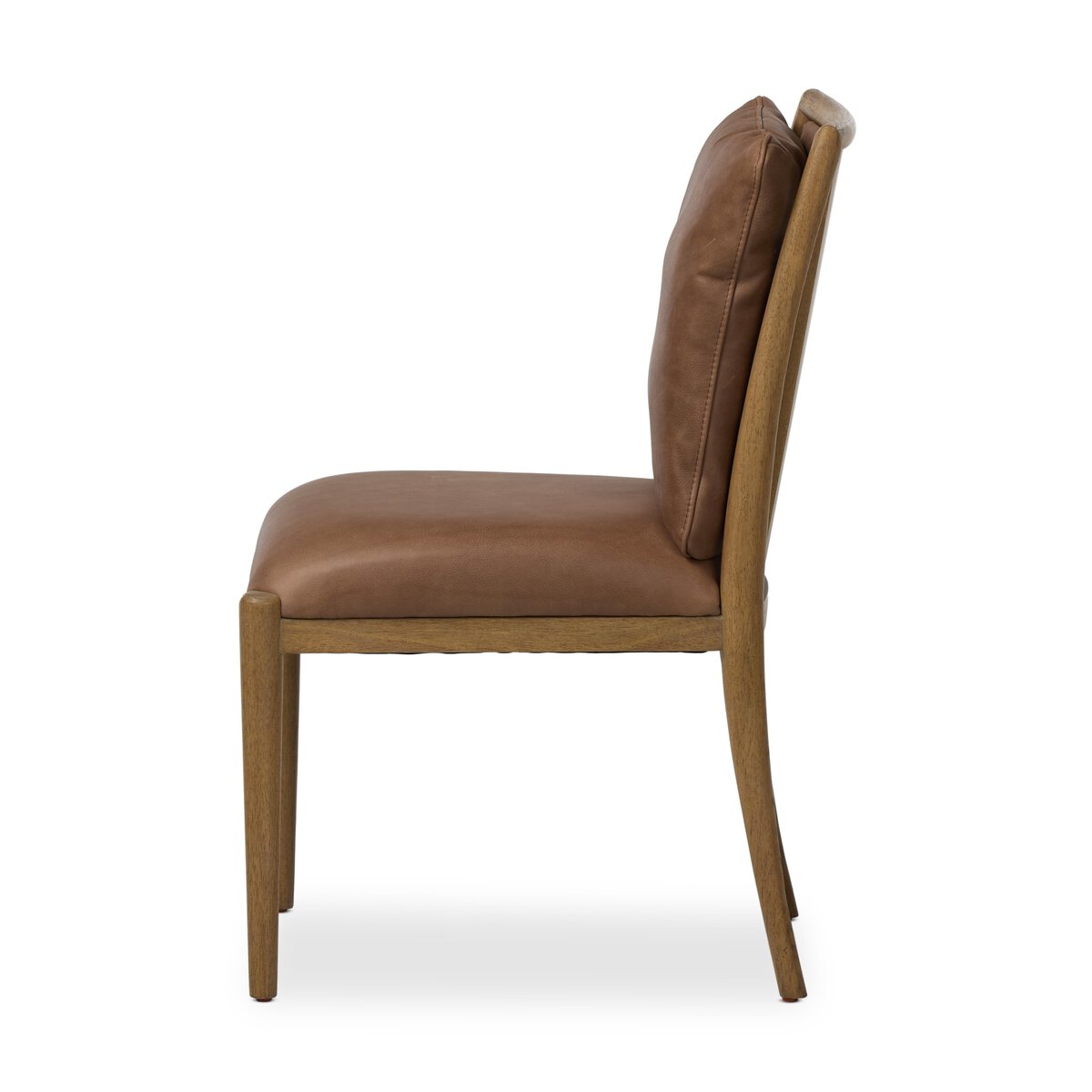Calliope 20" Top Grain Leather Dining Chair - Palermo Drift