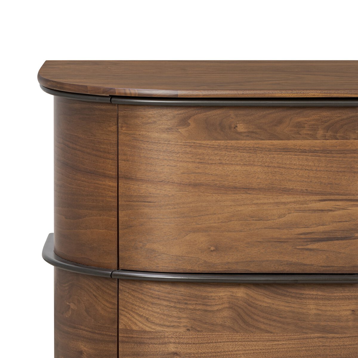 Hartford 82" Rounded Sideboard - Toasted Walnut