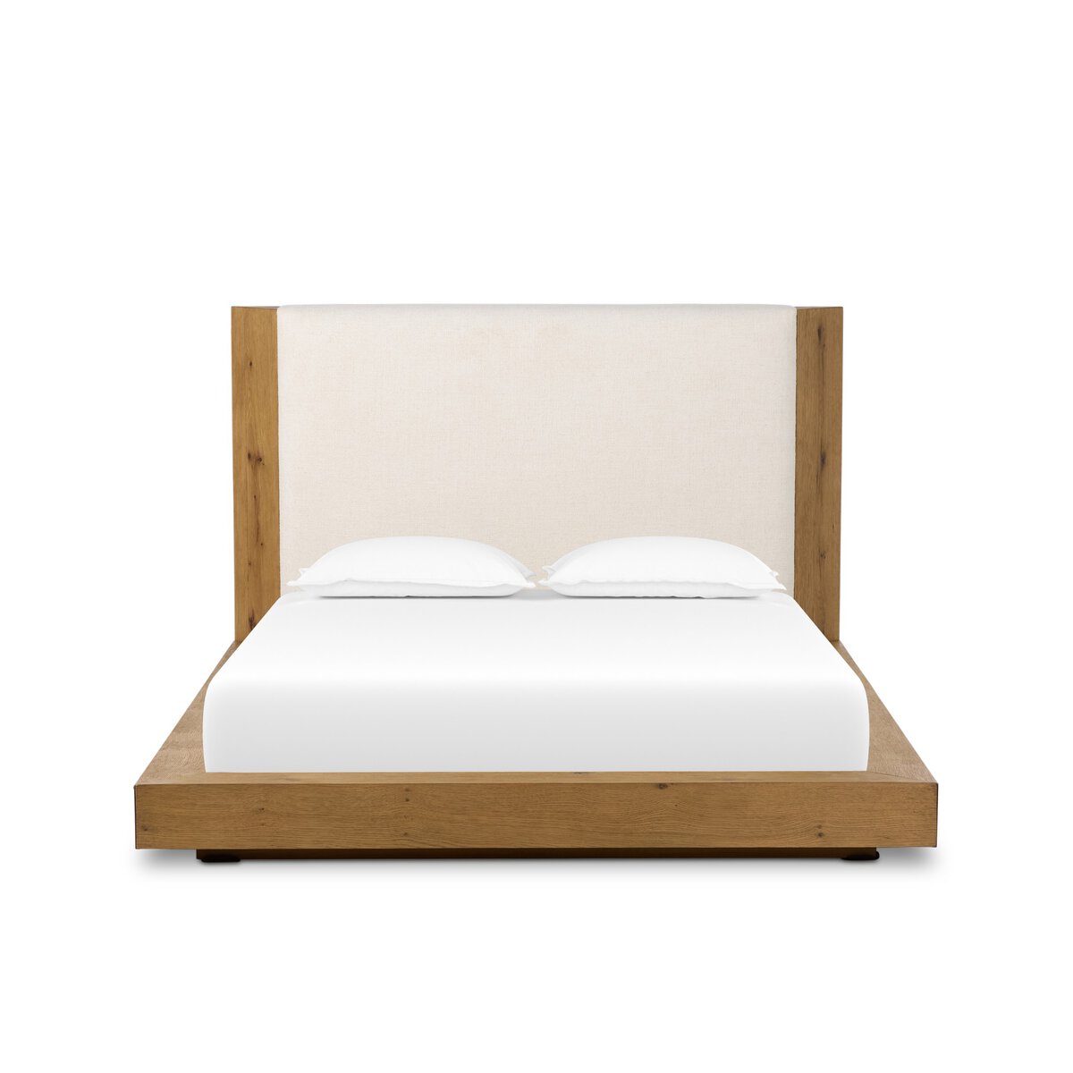 Genevieve 73" Queen Bed - Performance Omari Natural