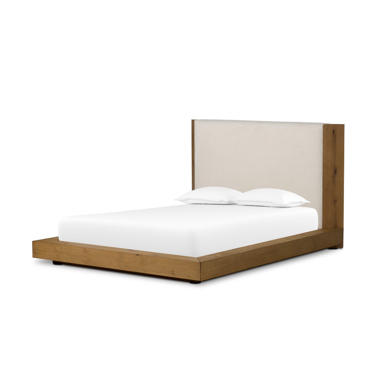 Genevieve 73" Queen Bed - Performance Omari Natural