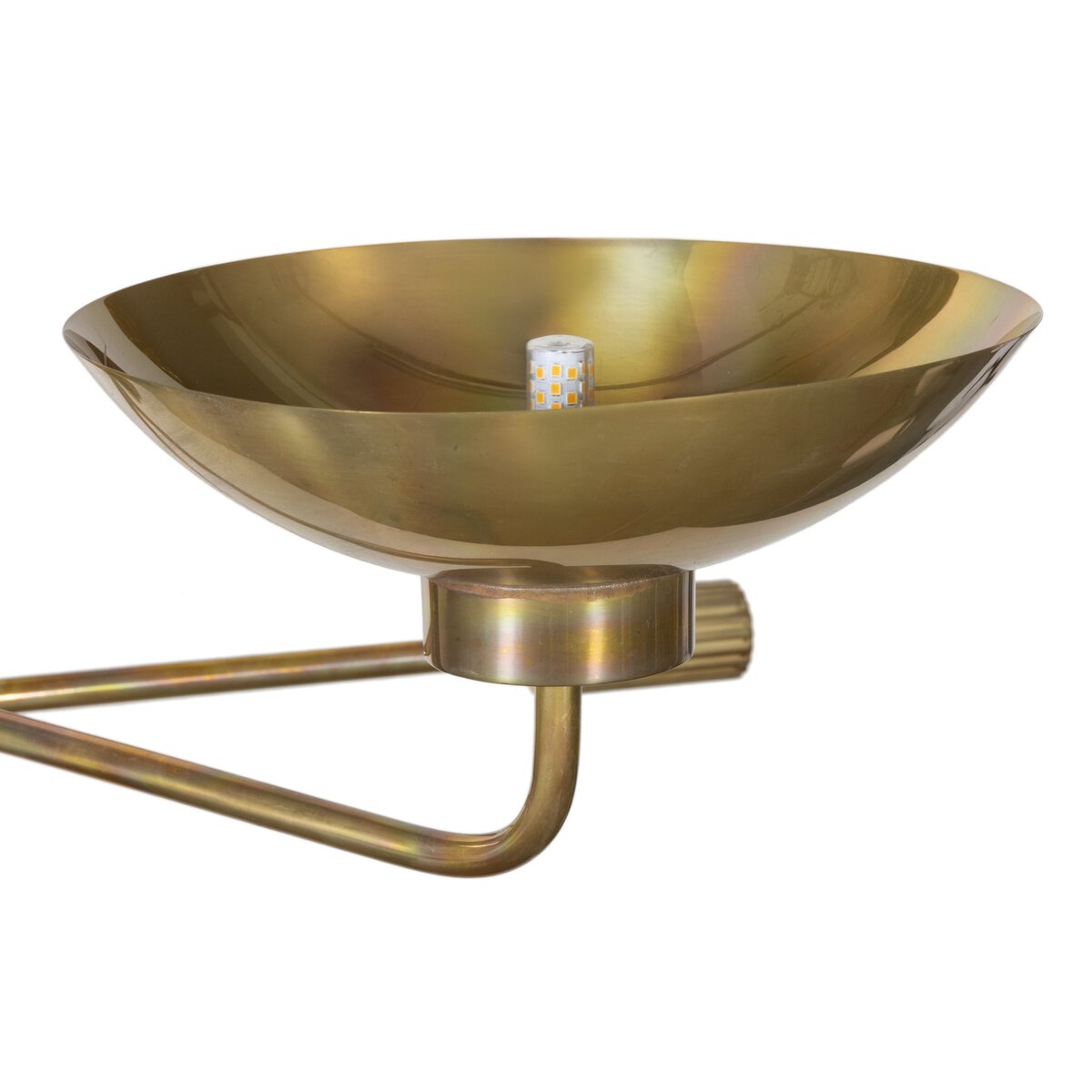 Liora 39" Chandelier - Burnt Brass