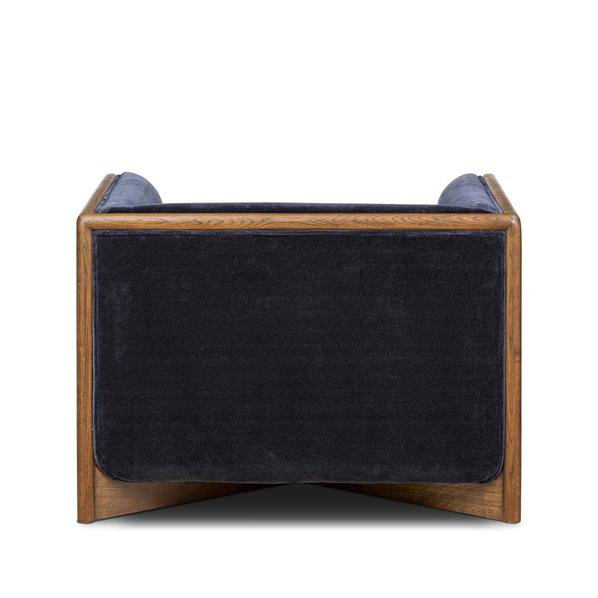 Mateo 38" Chair - Oak + Navy