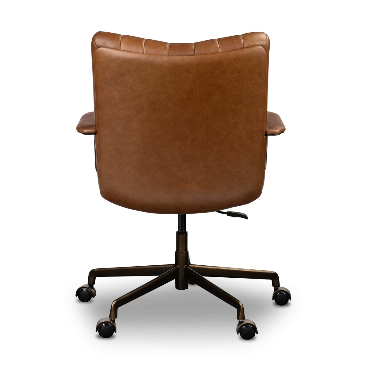 Landon 26" Top Grain Leather Desk Chair - Sonoma Chestnut