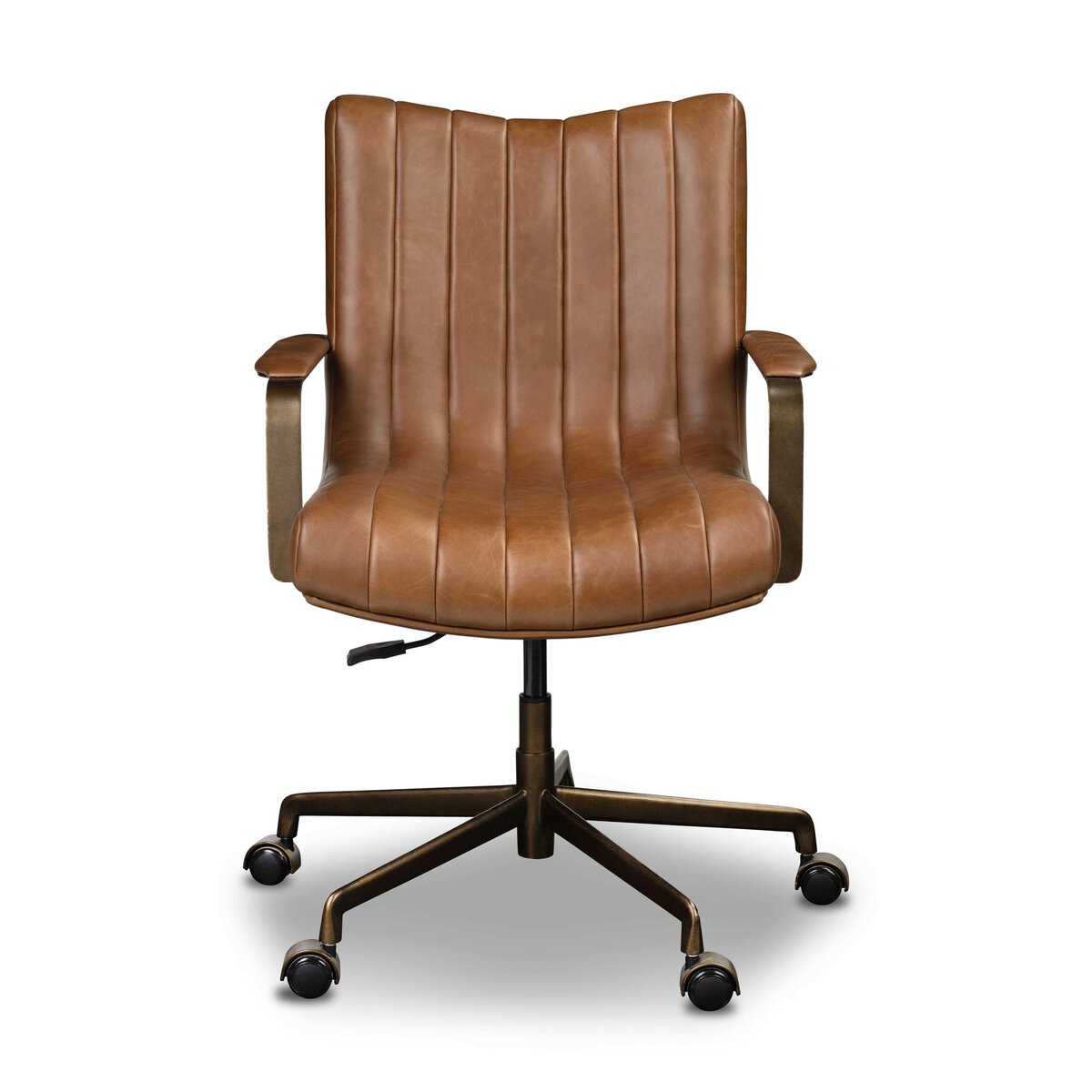 Landon 26" Top Grain Leather Desk Chair - Sonoma Chestnut