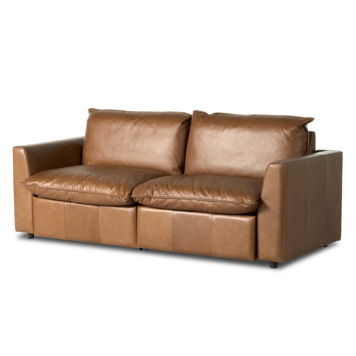 Journee 88" 2 Piece Power Recliner Sofa - Sonoma Chestnut