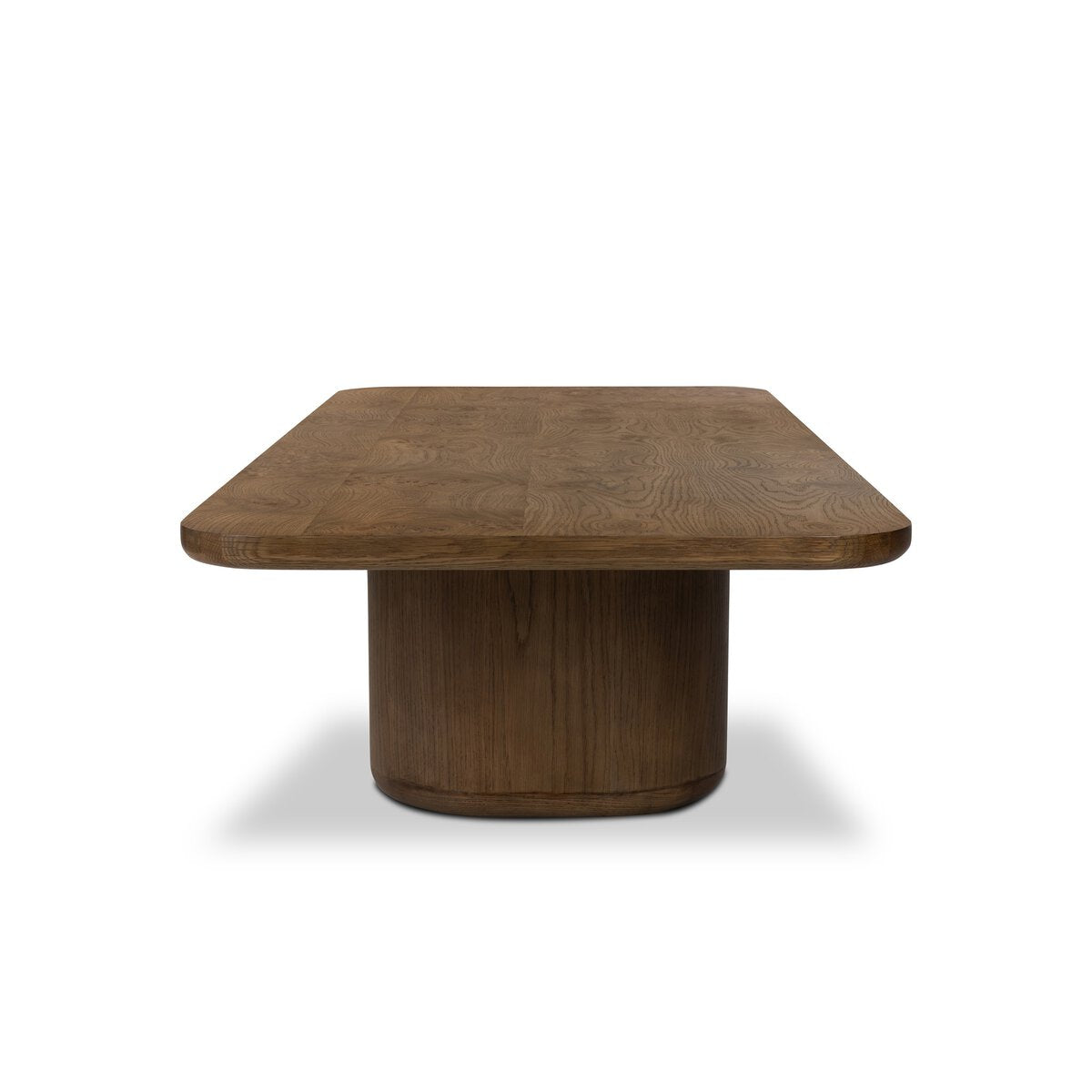 Moreland 63" Rectangular Coffee Table - Rye Medium Burl Oak