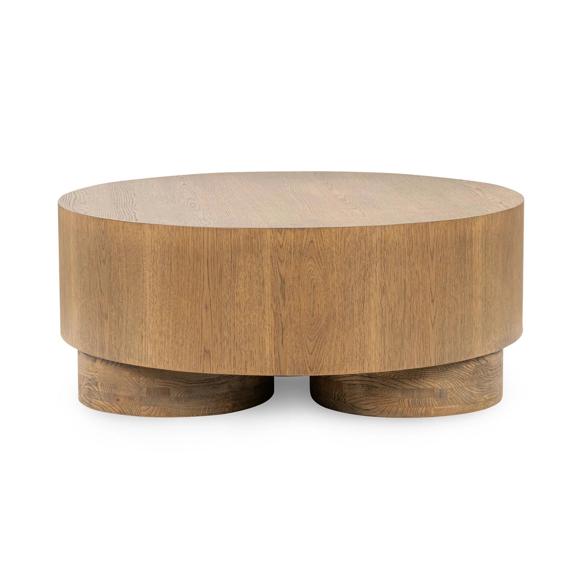 Rena 42" Round Coffee Table - Khaki Mist